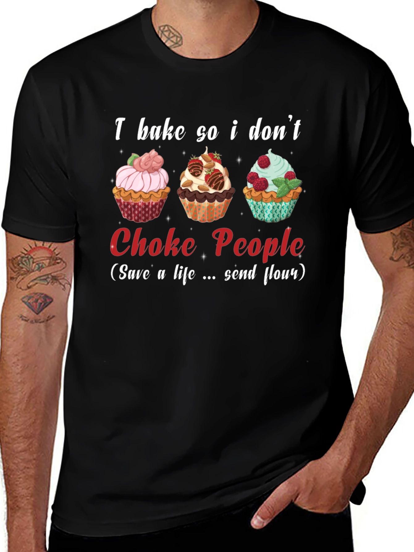 Variant 20 of I Bake So I Don't Choke People T-Shirt