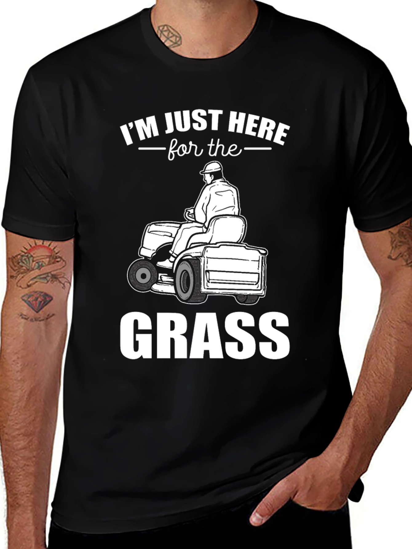 Variant 7 of I'm Just Here For The Grass - T-Shirt