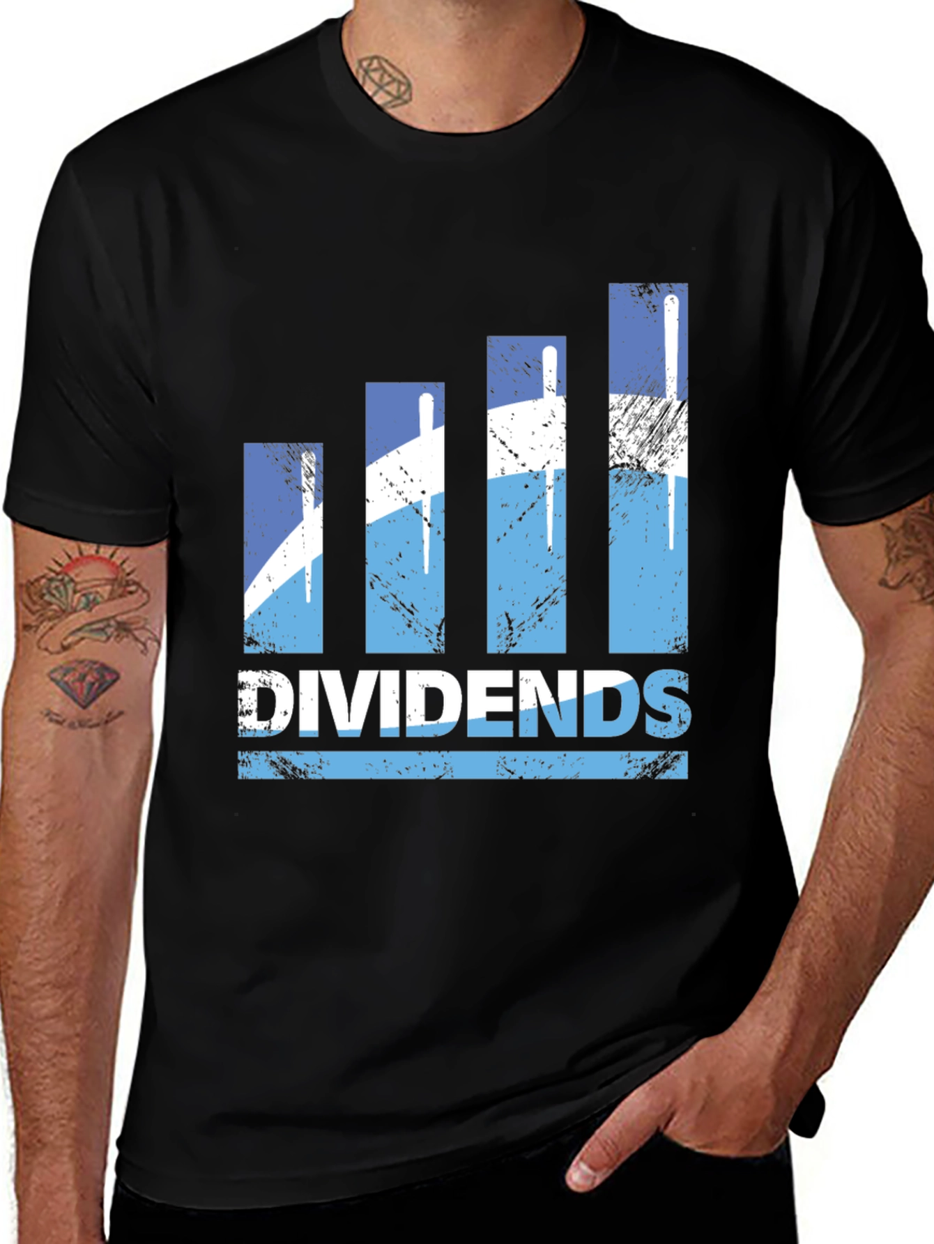 Variant 18 of Dividends Graphic T-Shirt - Investor Tee