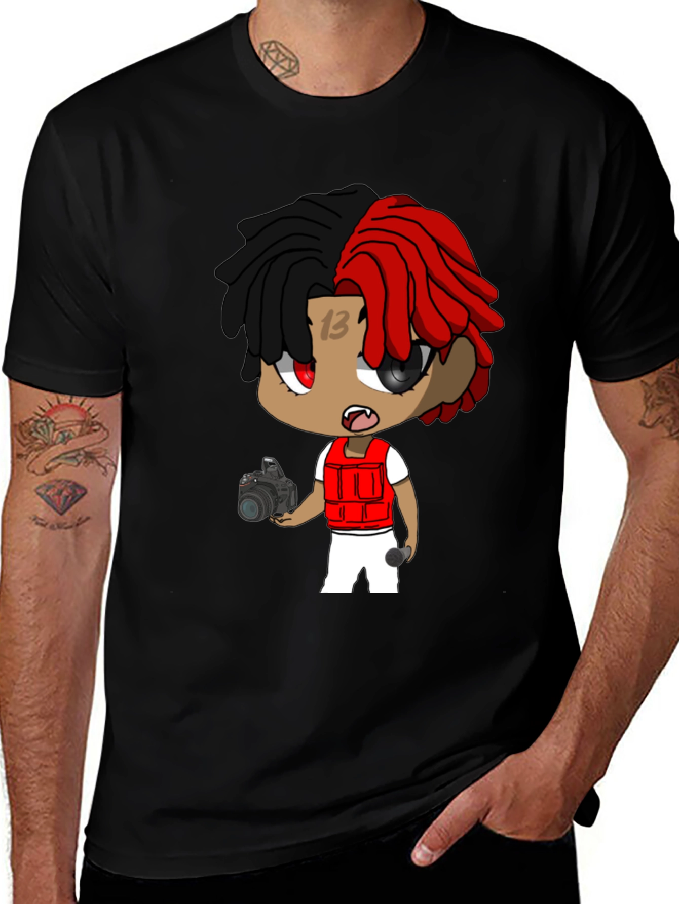 Variant 11 of Cartoon Character Graphic T-Shirt