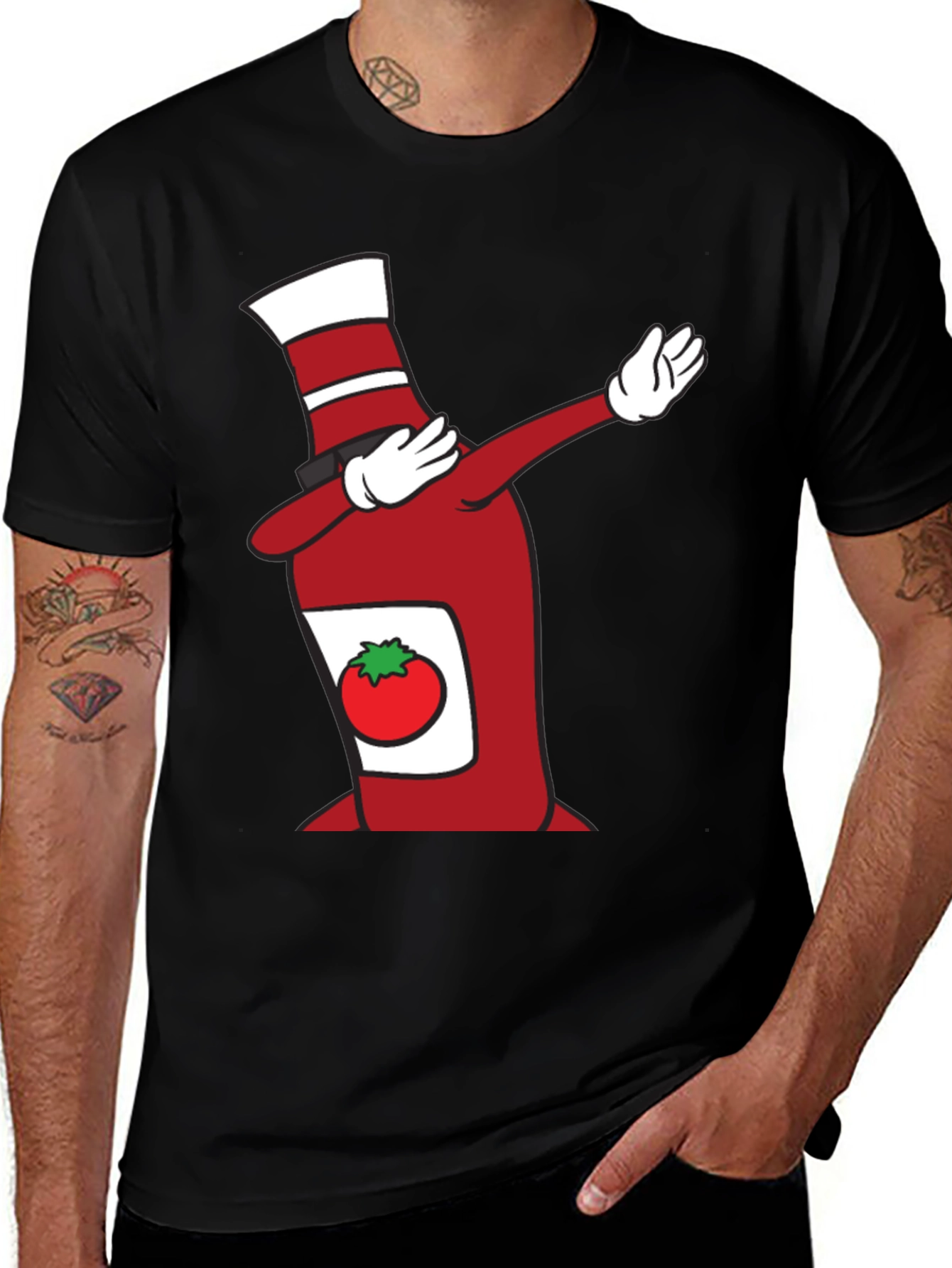 Variant 25 of Ketchup Dab Graphic Tee