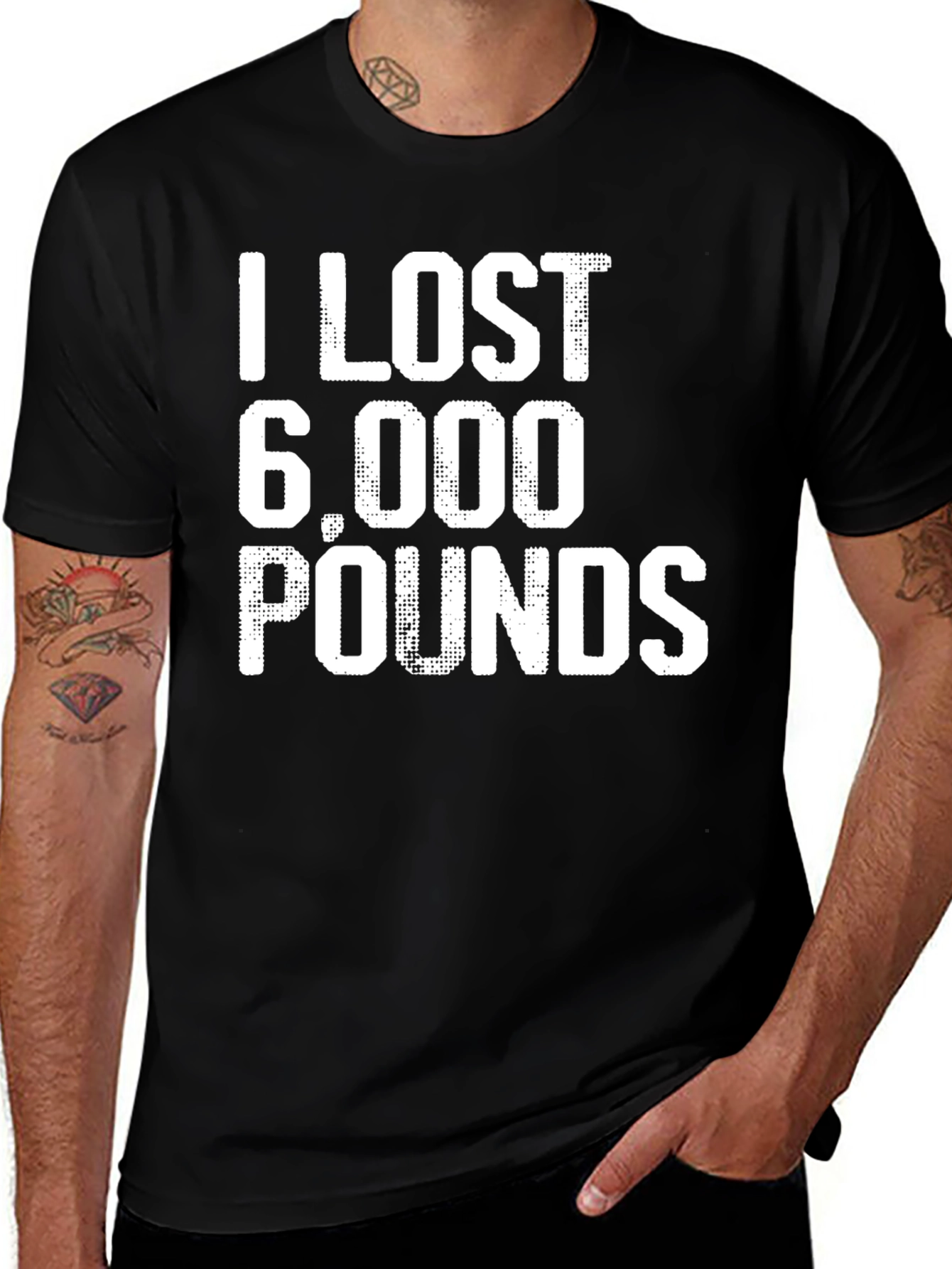 Variant 18 of I Lost 6,000 Pounds Graphic T-Shirt
