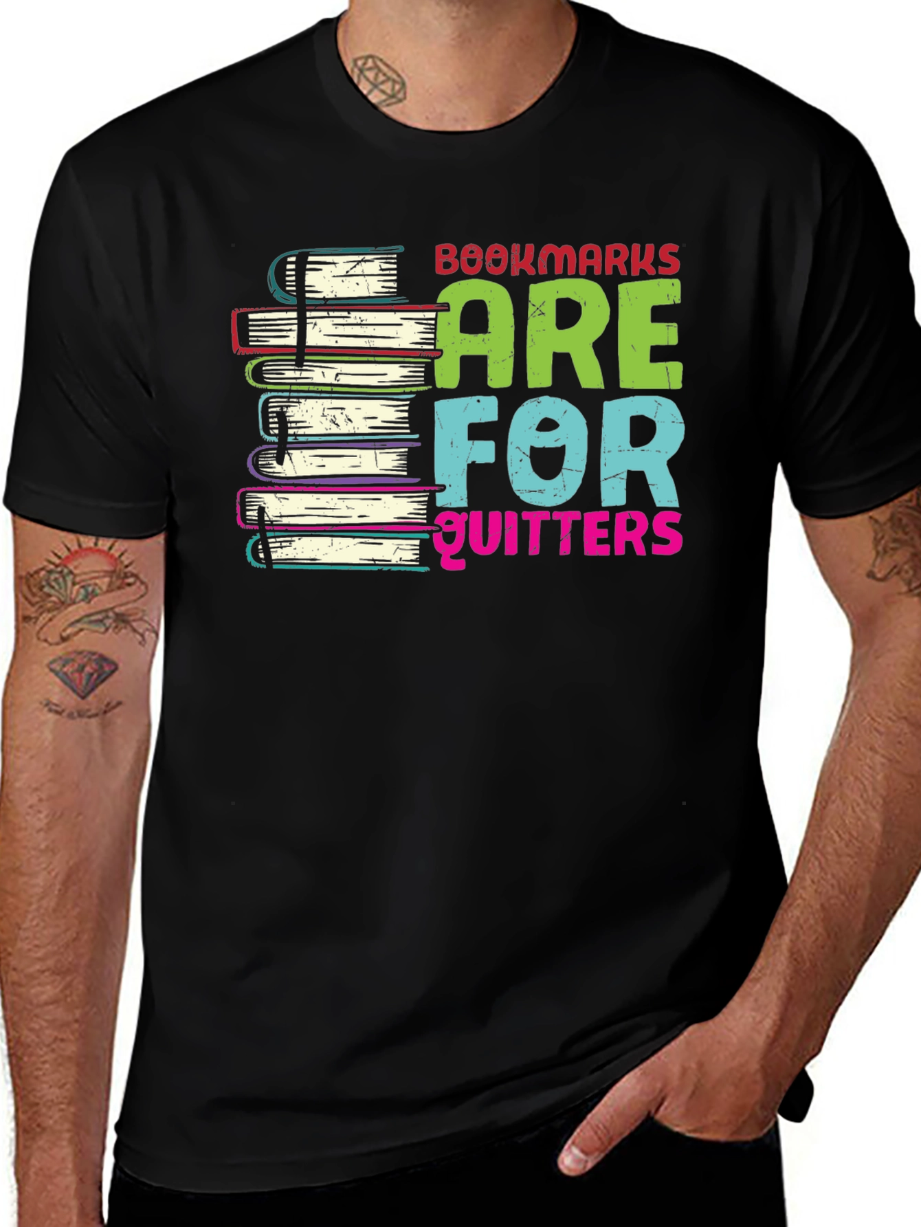 Bookmarks are for Quitters T-Shirt