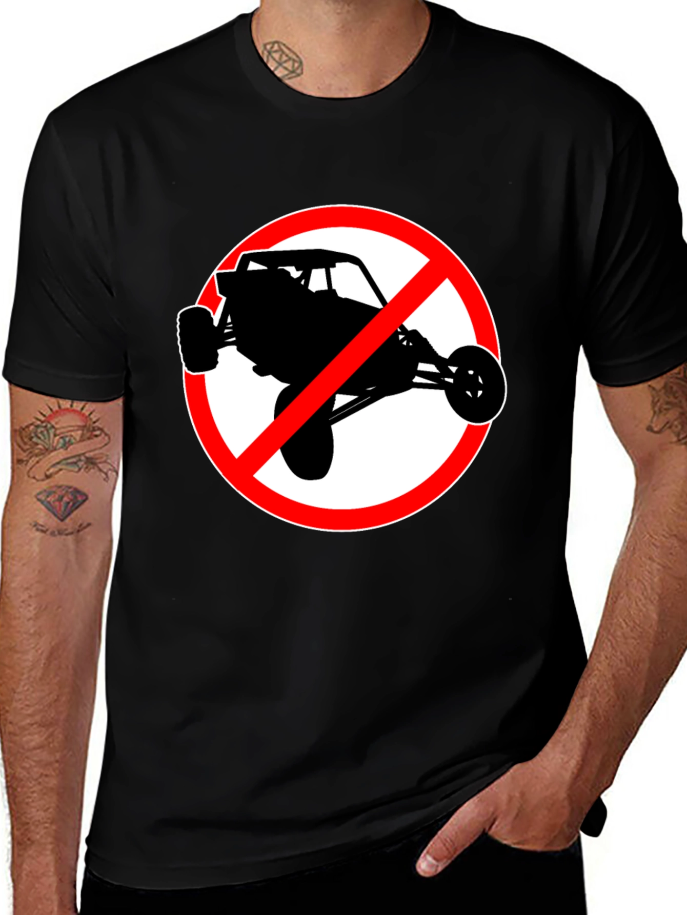 No Buggy Zone Black T-Shirt