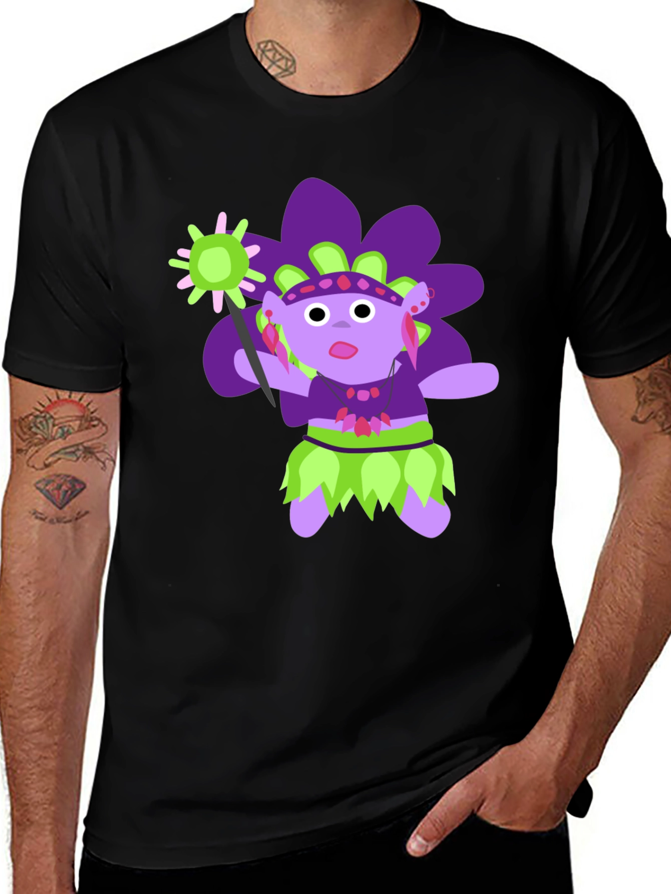 Variant 29 of Troll Doll Graphic Tee - Novelty Unisex T-Shirt