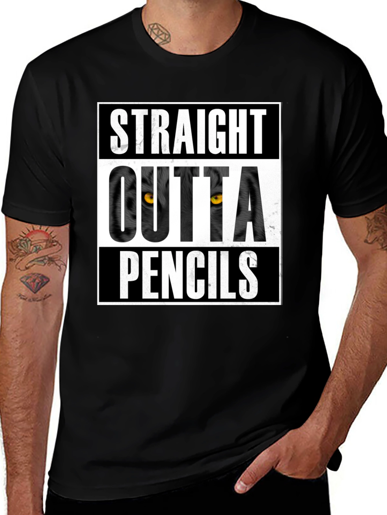 Variant 29 of Straight Outta Pencils Graphic Tee