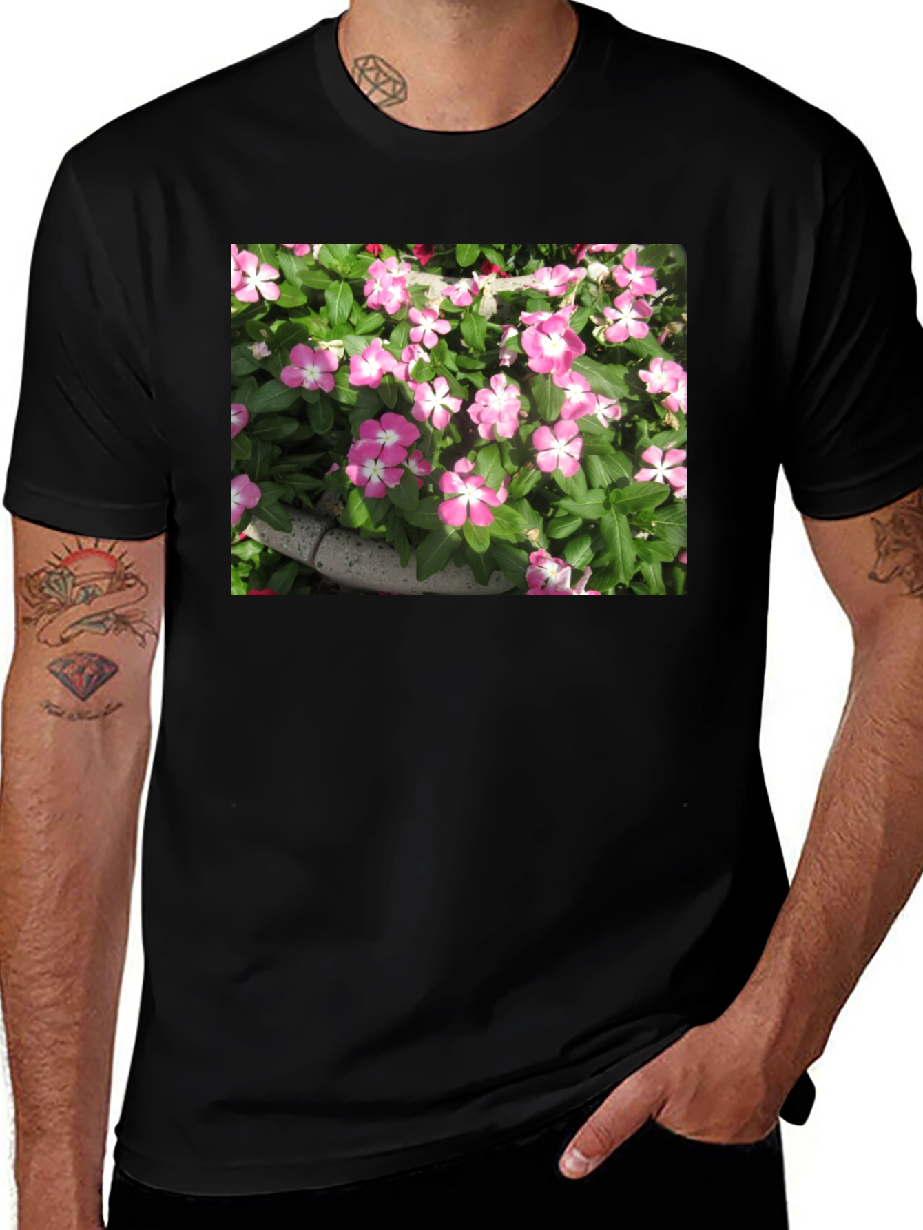 Variant 30 of Floral Print Crew Neck T-Shirt