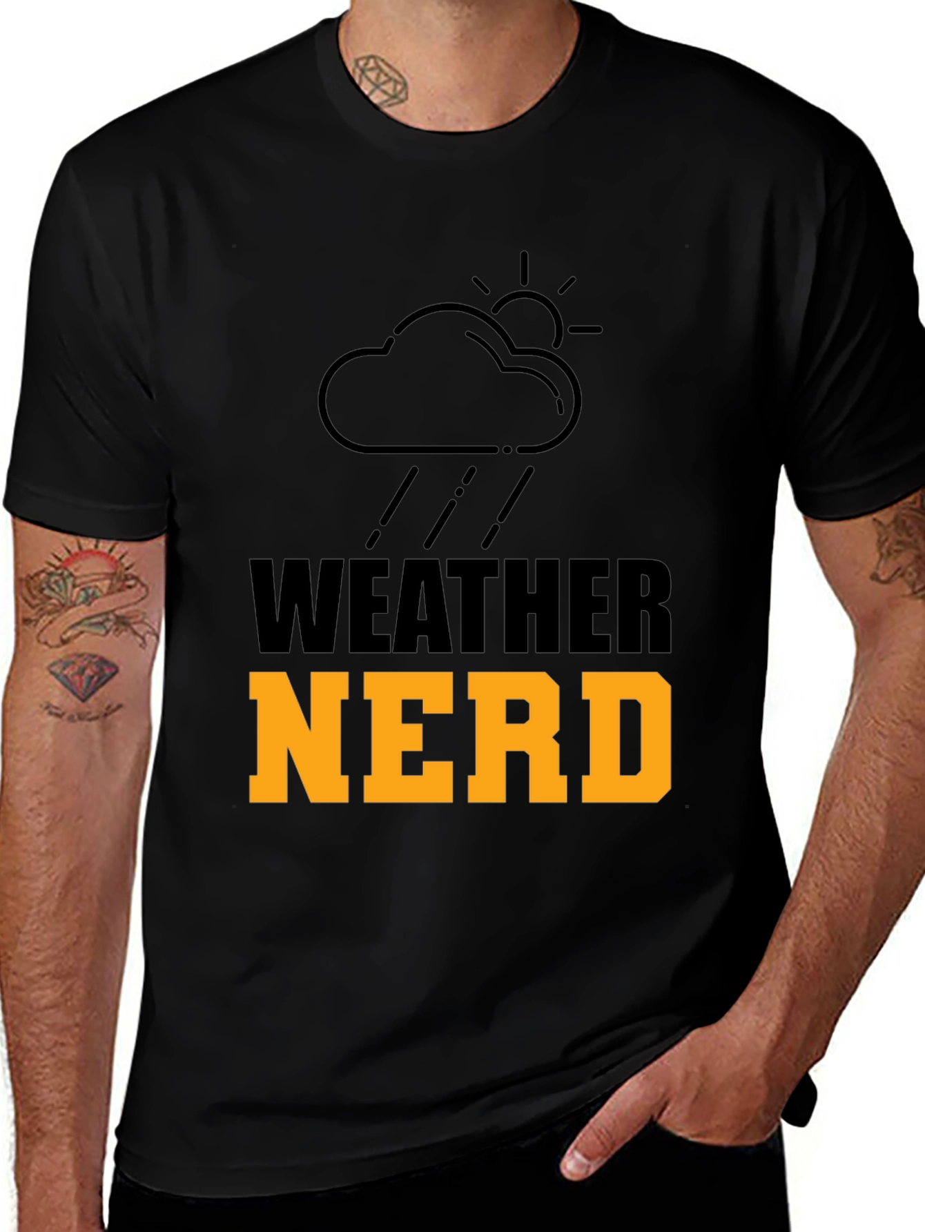 Variant 14 of Weather Nerd Graphic T-Shirt