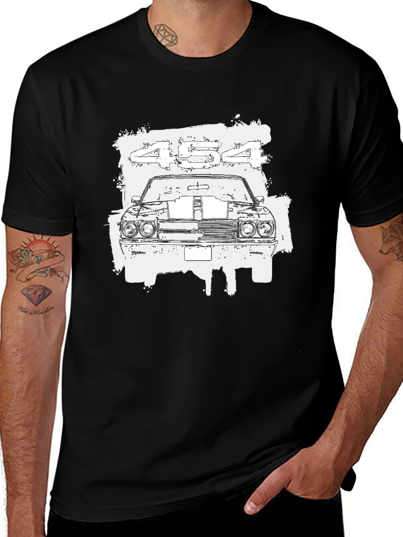 Variant 11 of Muscle Car 454 T-Shirt - Classic American Automotive Tee