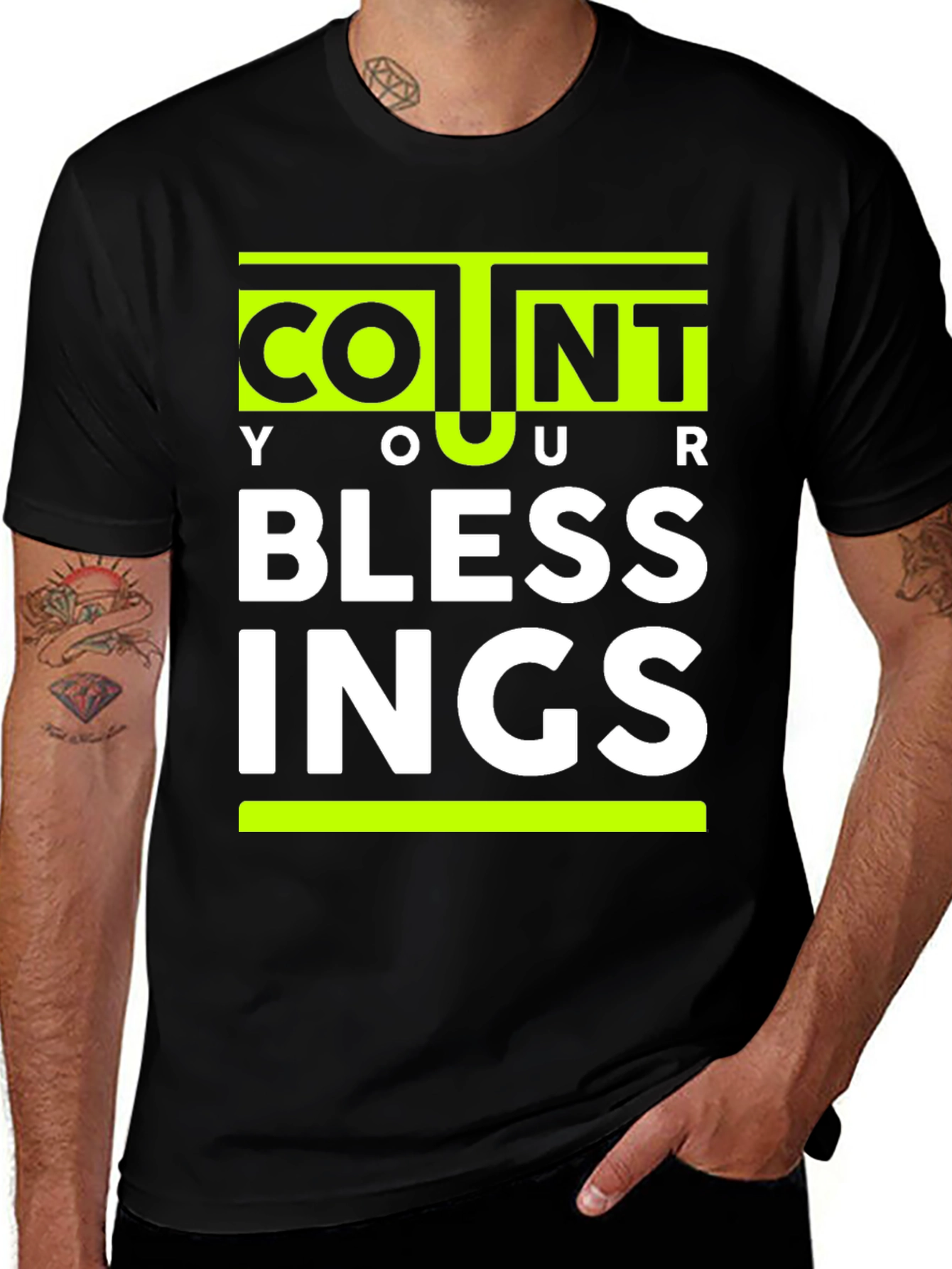 Variant 5 of Count Your Blessings Graphic Tee