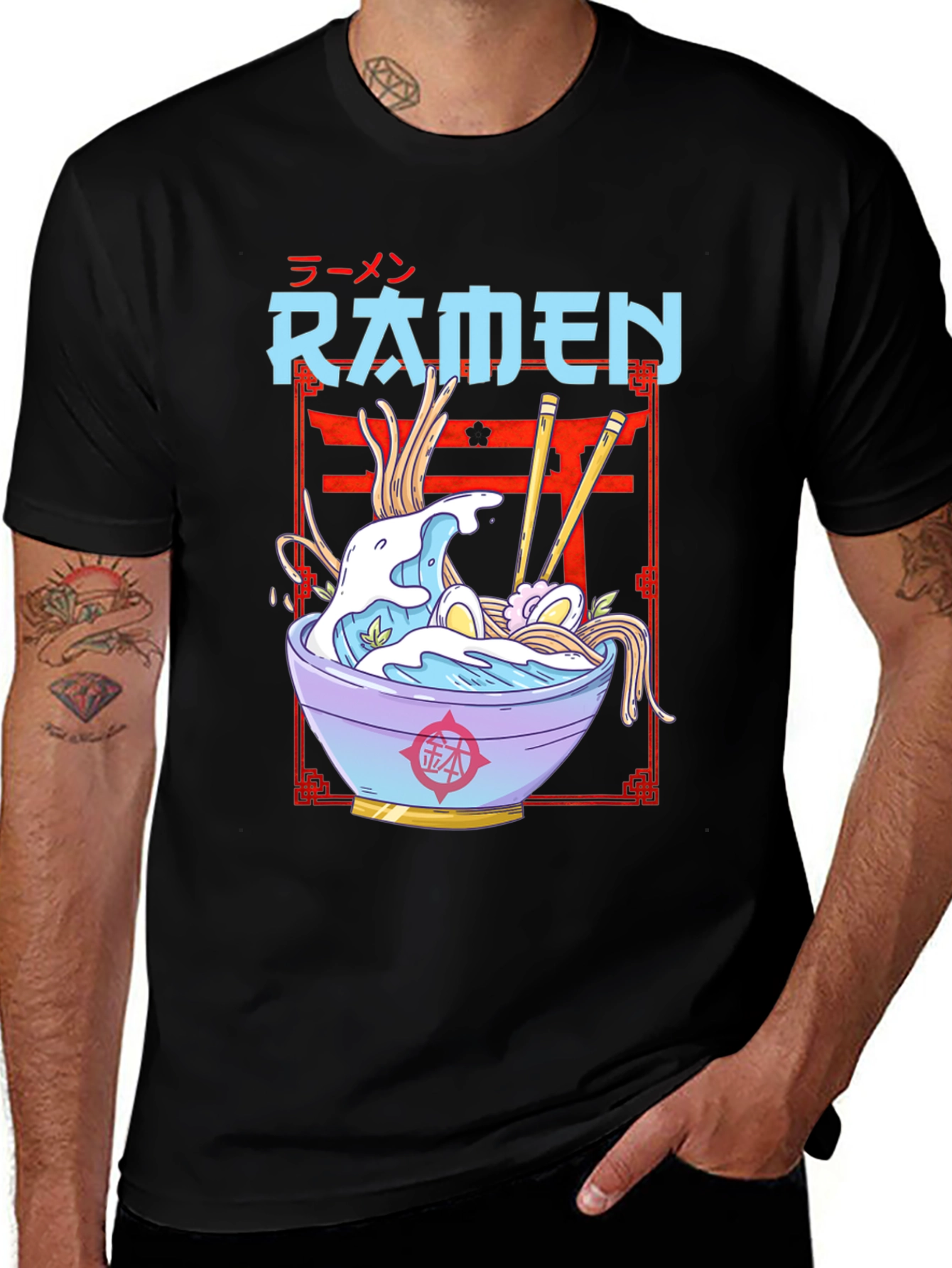 Ramen Bowl Graphic T-Shirt
