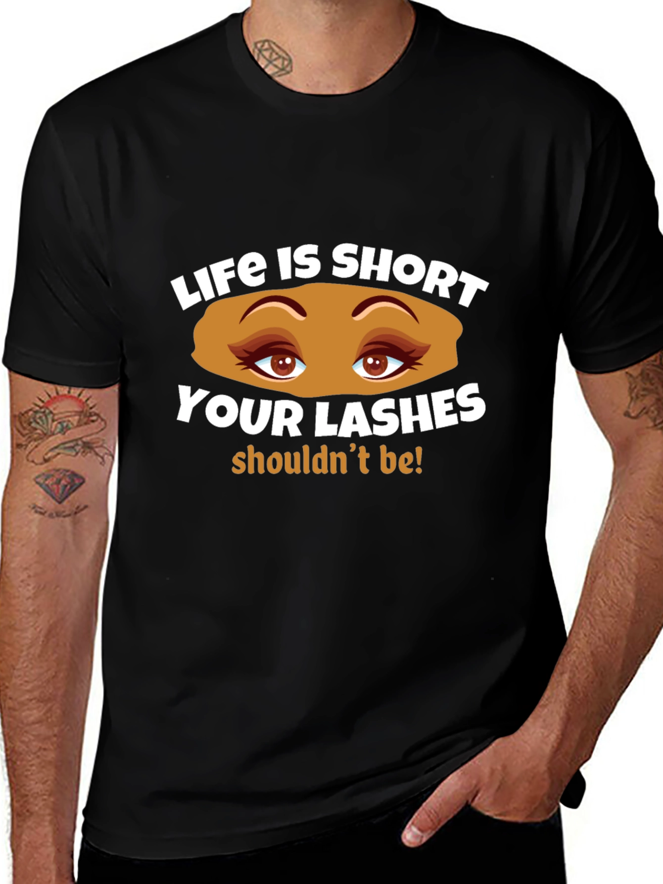 Life is Short Lashes T-Shirt