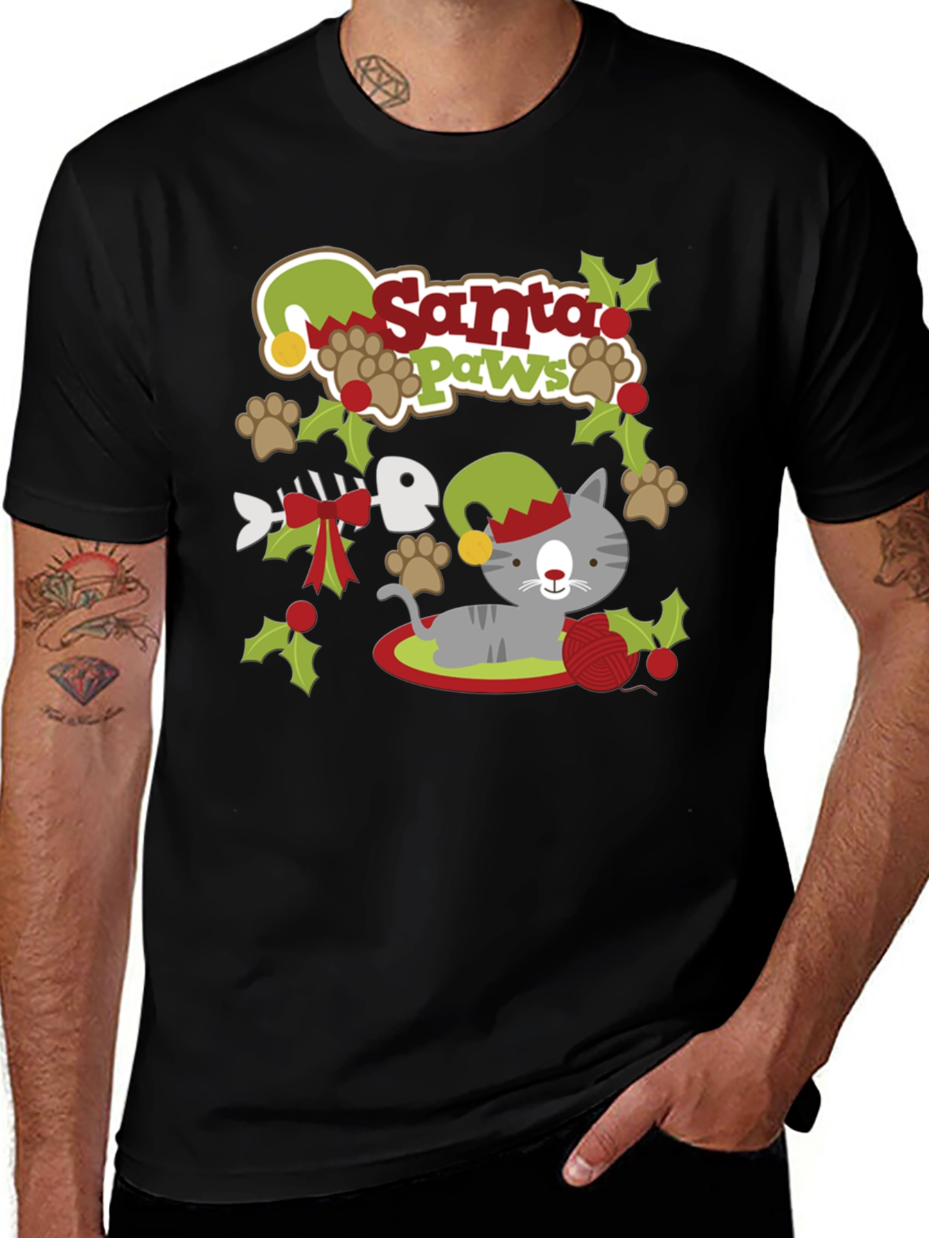 Santa Paws Holiday T-Shirt