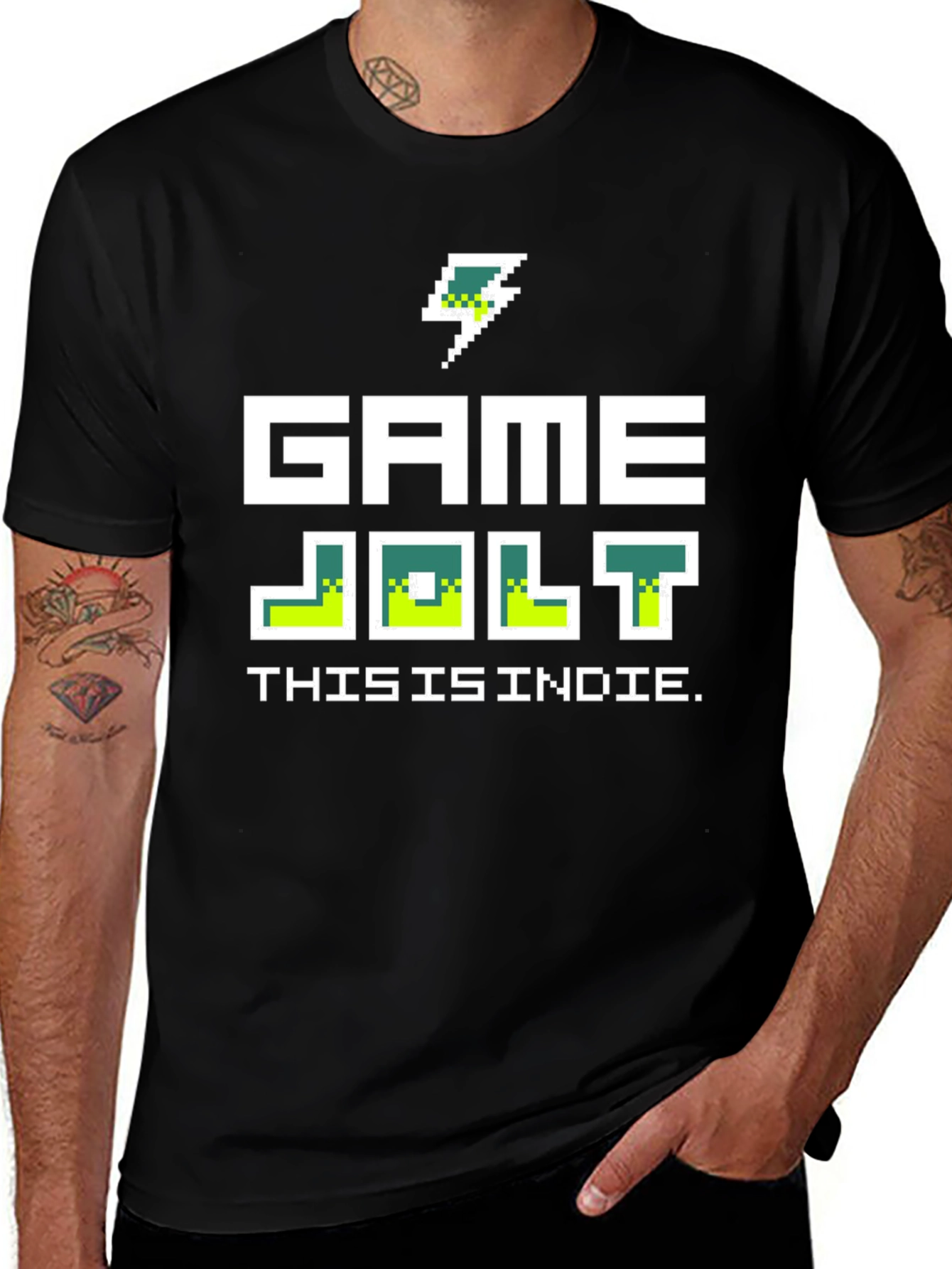 Game Jolt "This is Indie" Black Tee
