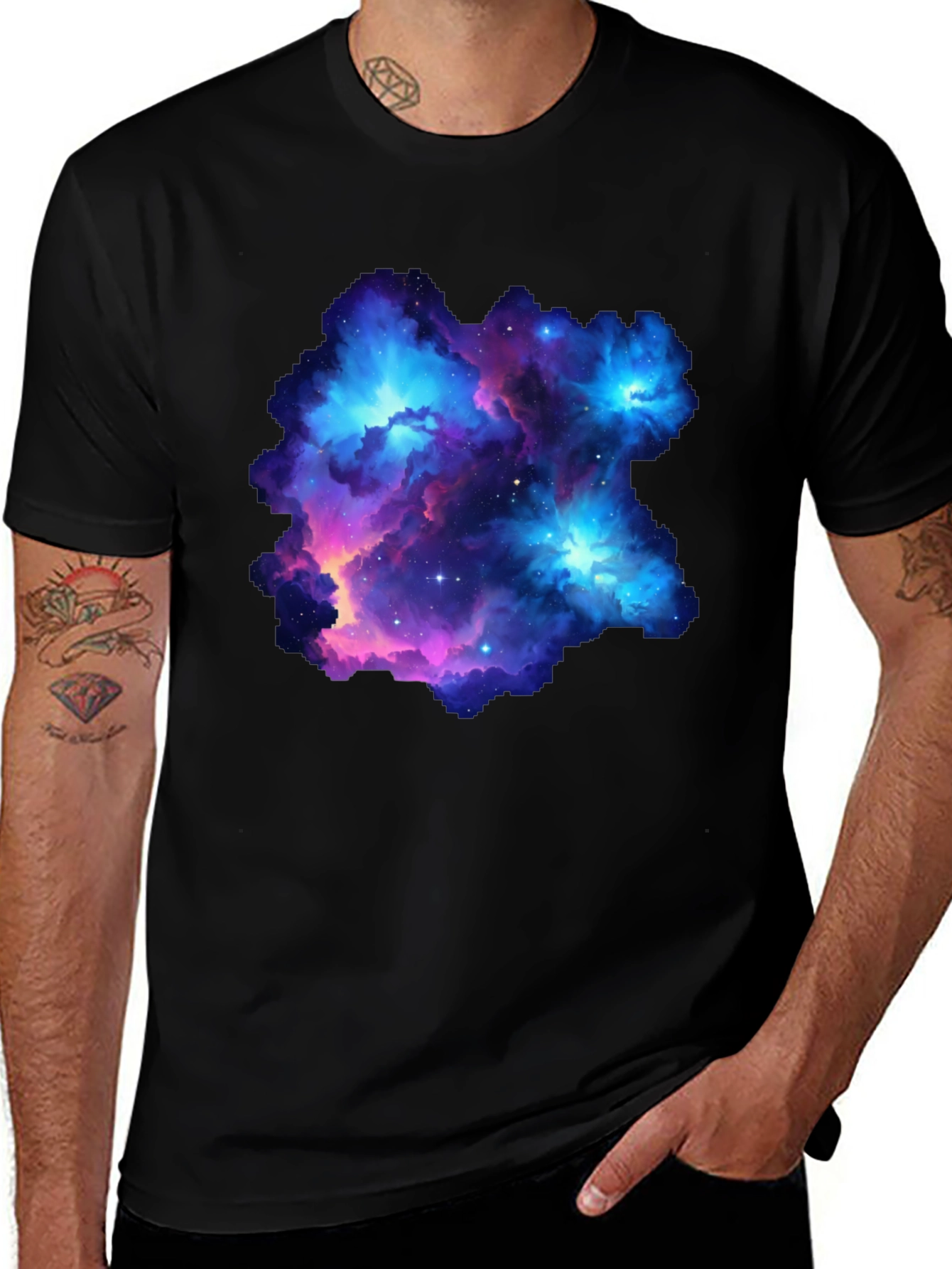 Variant 26 of Nebula Galaxy Graphic Print Men's T-Shirt