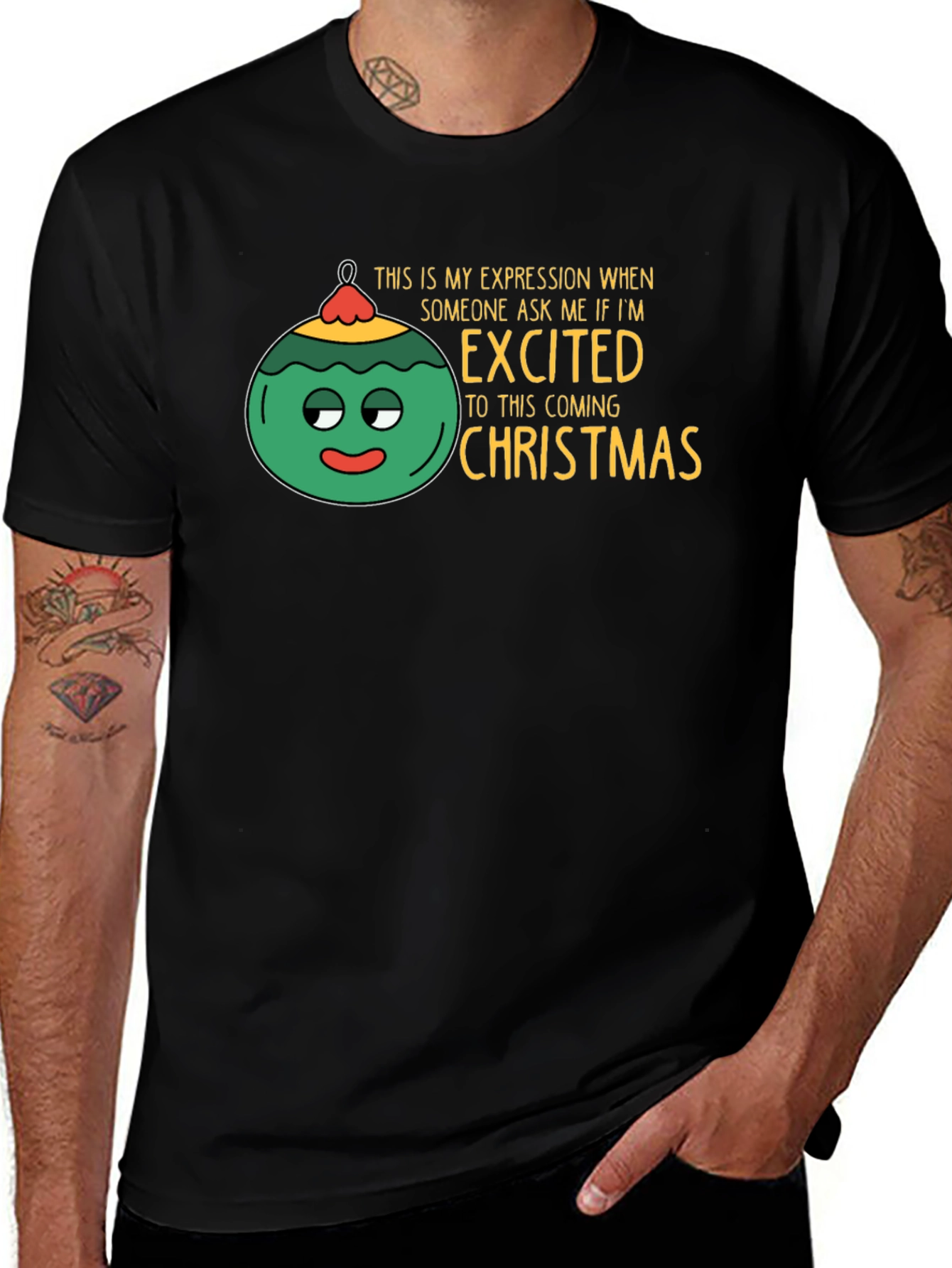Excited for Christmas Graphic T-Shirt