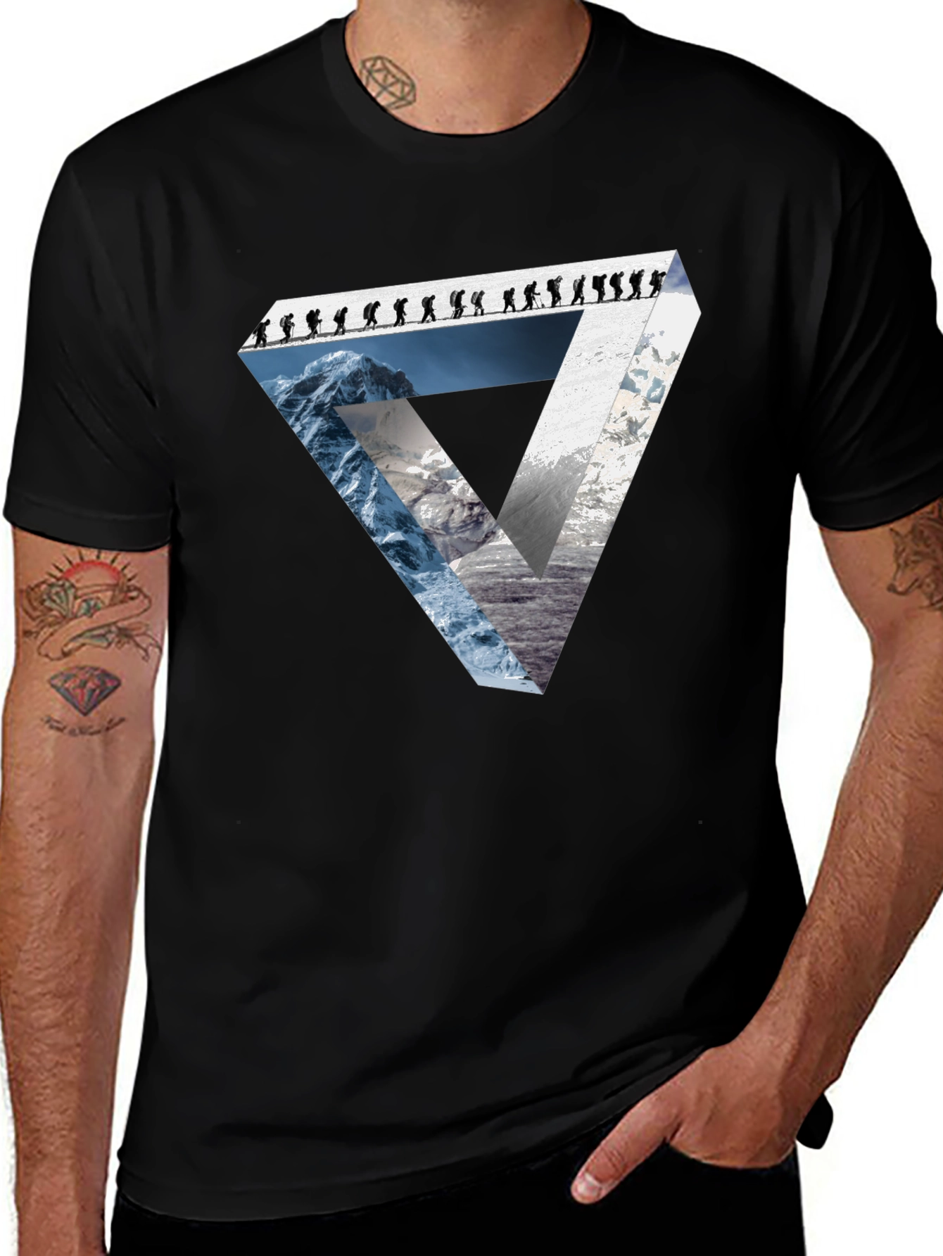 Variant 6 of Mountain Adventure Triangle Tee