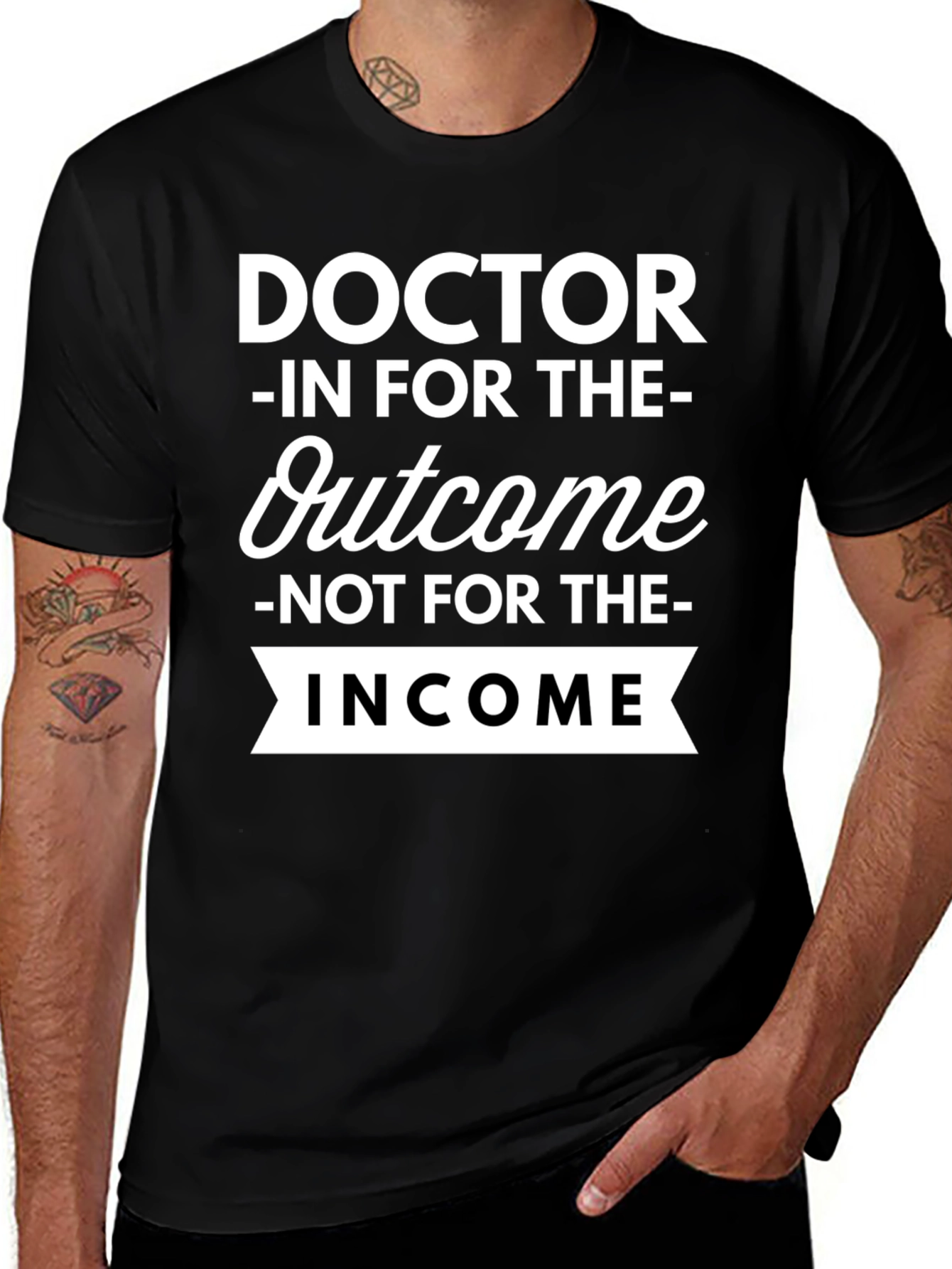 Variant 2 of Doctor Outcome T-Shirt - Medical Professional Tee