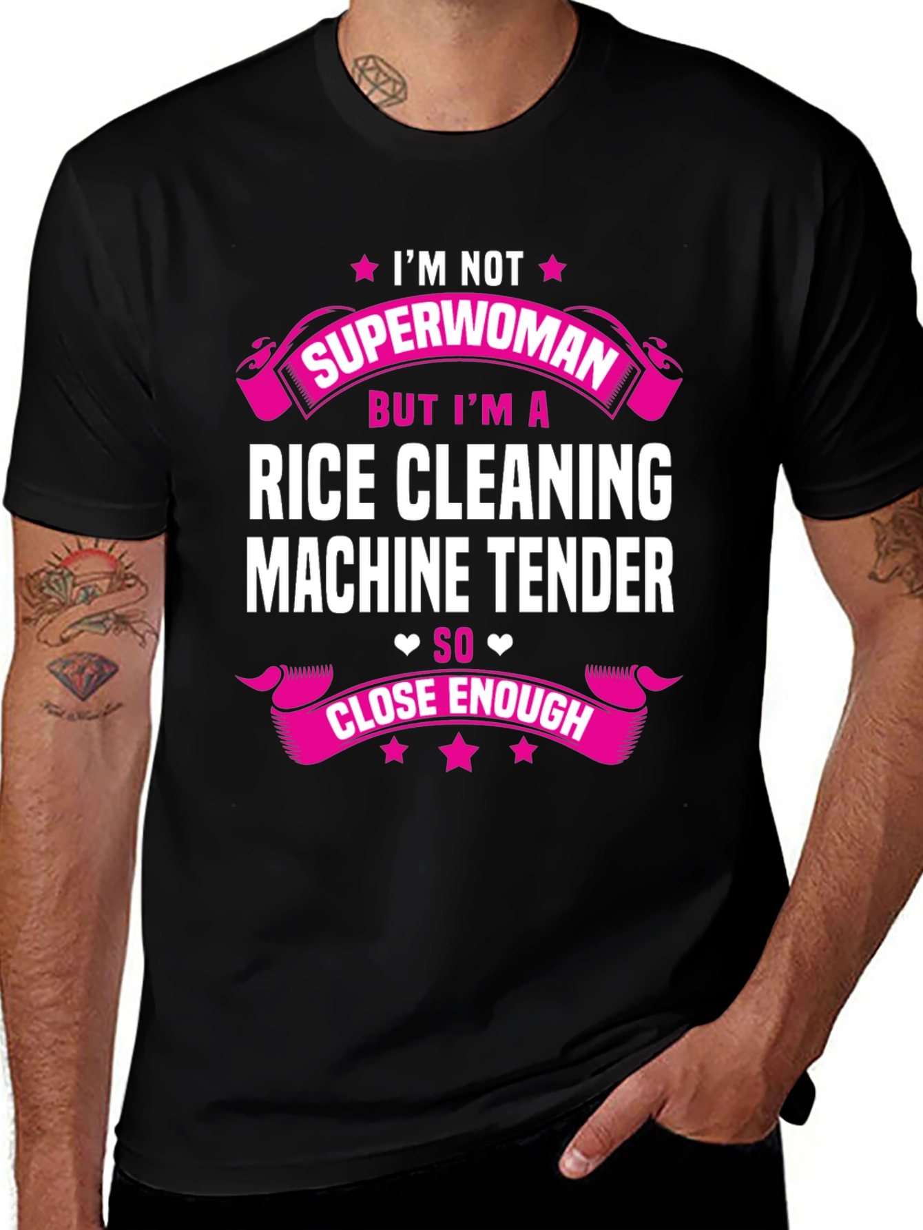 Variant 20 of Rice Cleaning Machine Tender T-Shirt