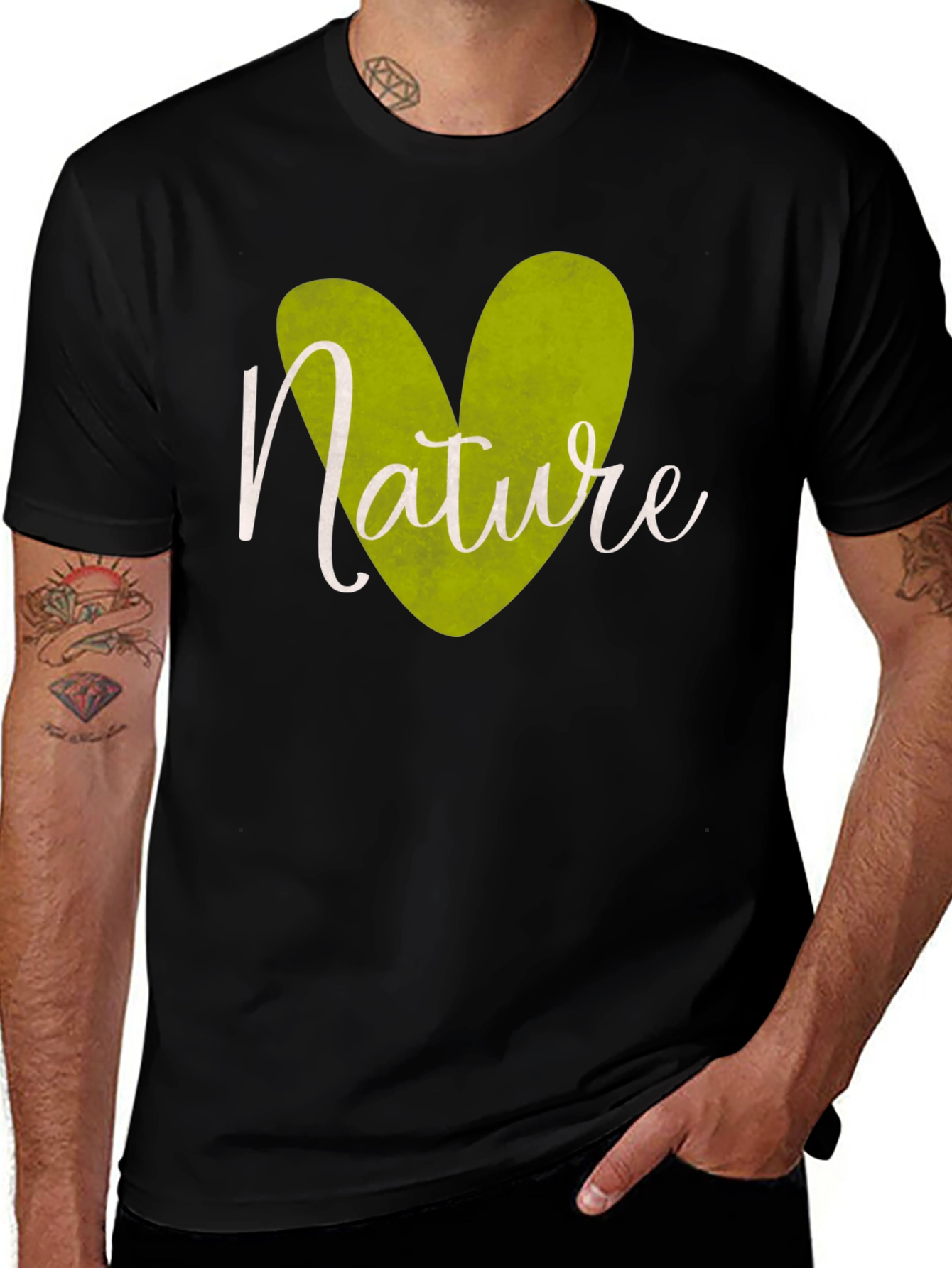 Variant 2 of Nature Lover Black T-Shirt