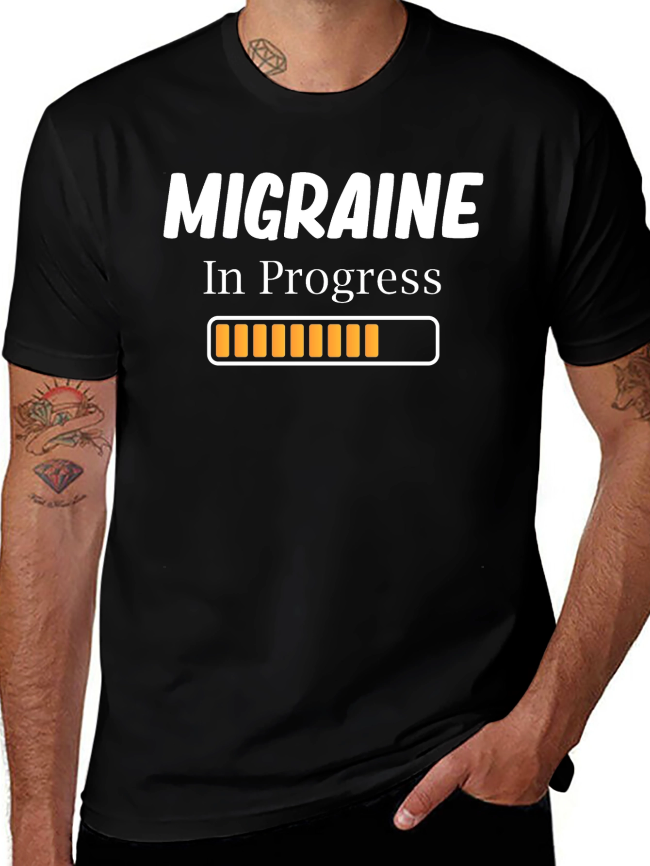 Migraine In Progress Funny T-Shirt