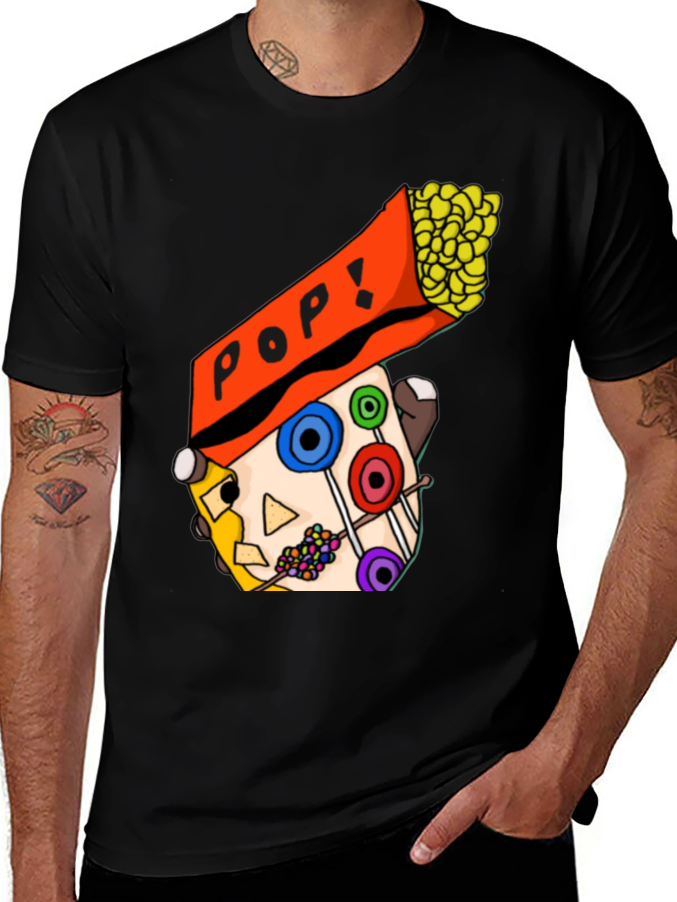 Variant 14 of Pop Art Graphic Tee - Unique Design