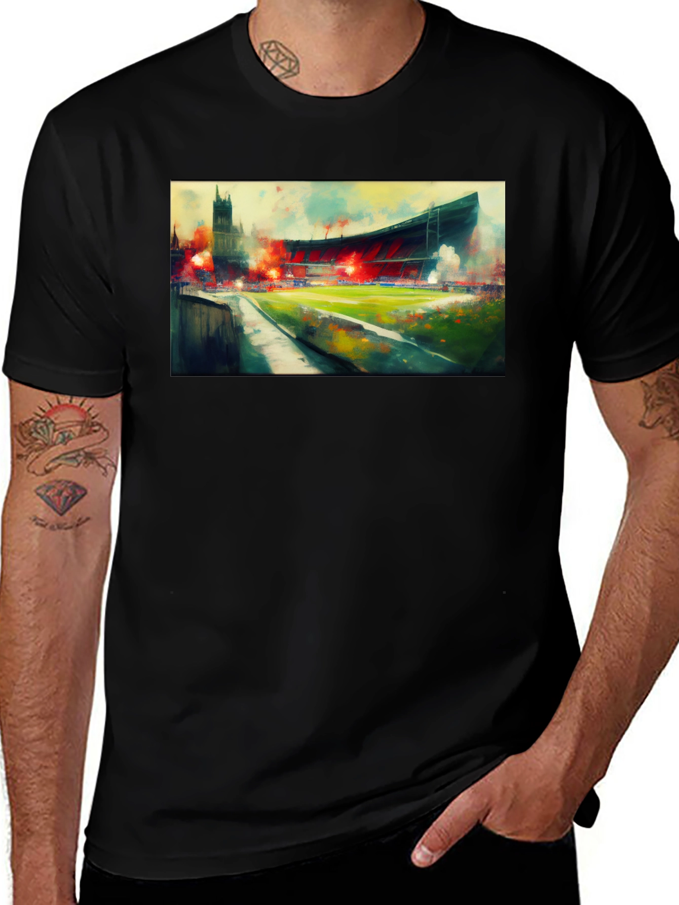 Variant 5 of Stadium Flare T-Shirt - Unique Design