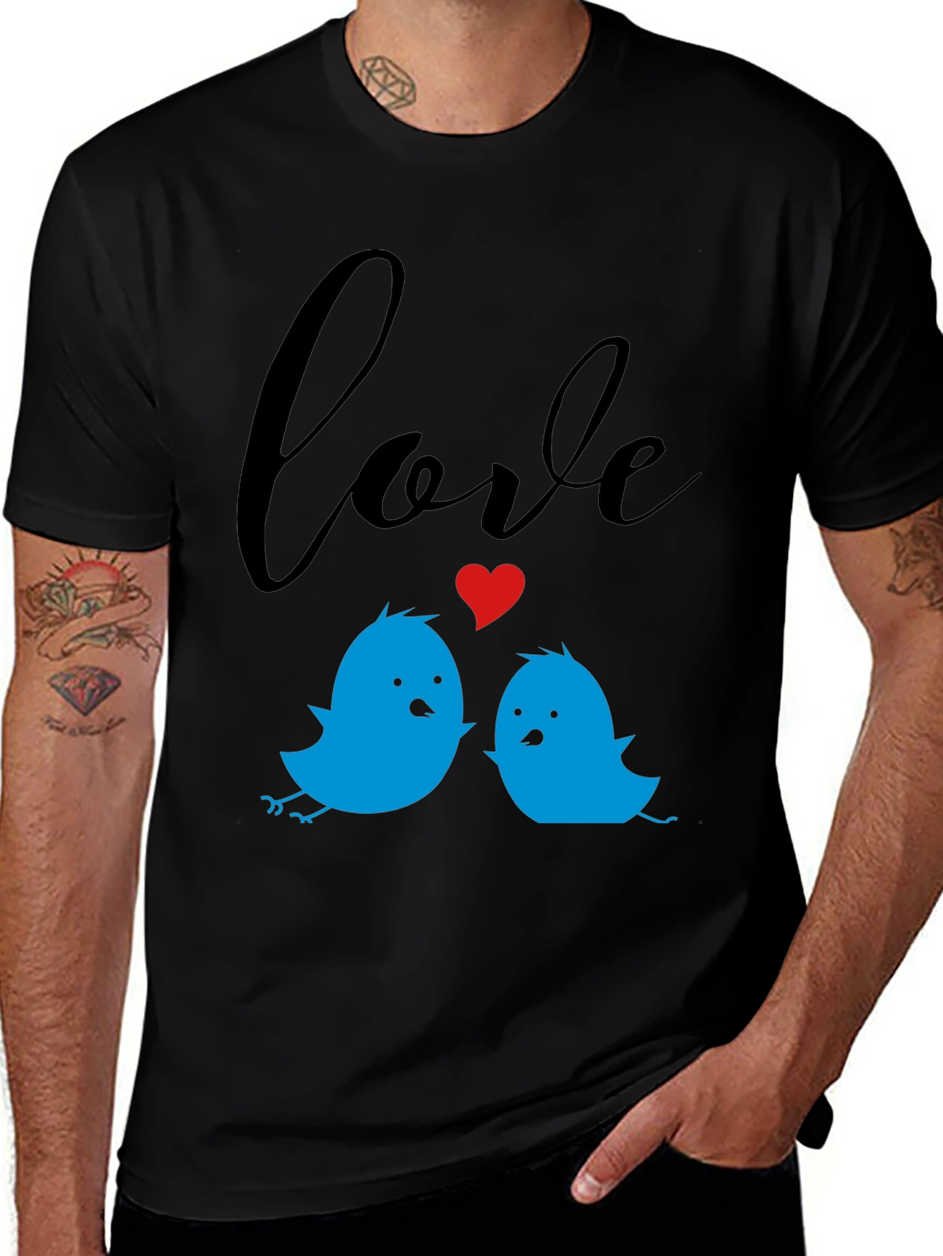 Variant 12 of Love Birds Graphic Tee