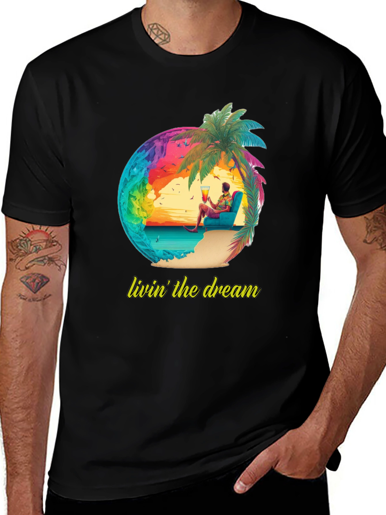 Variant 24 of Livin' the Dream Graphic T-Shirt