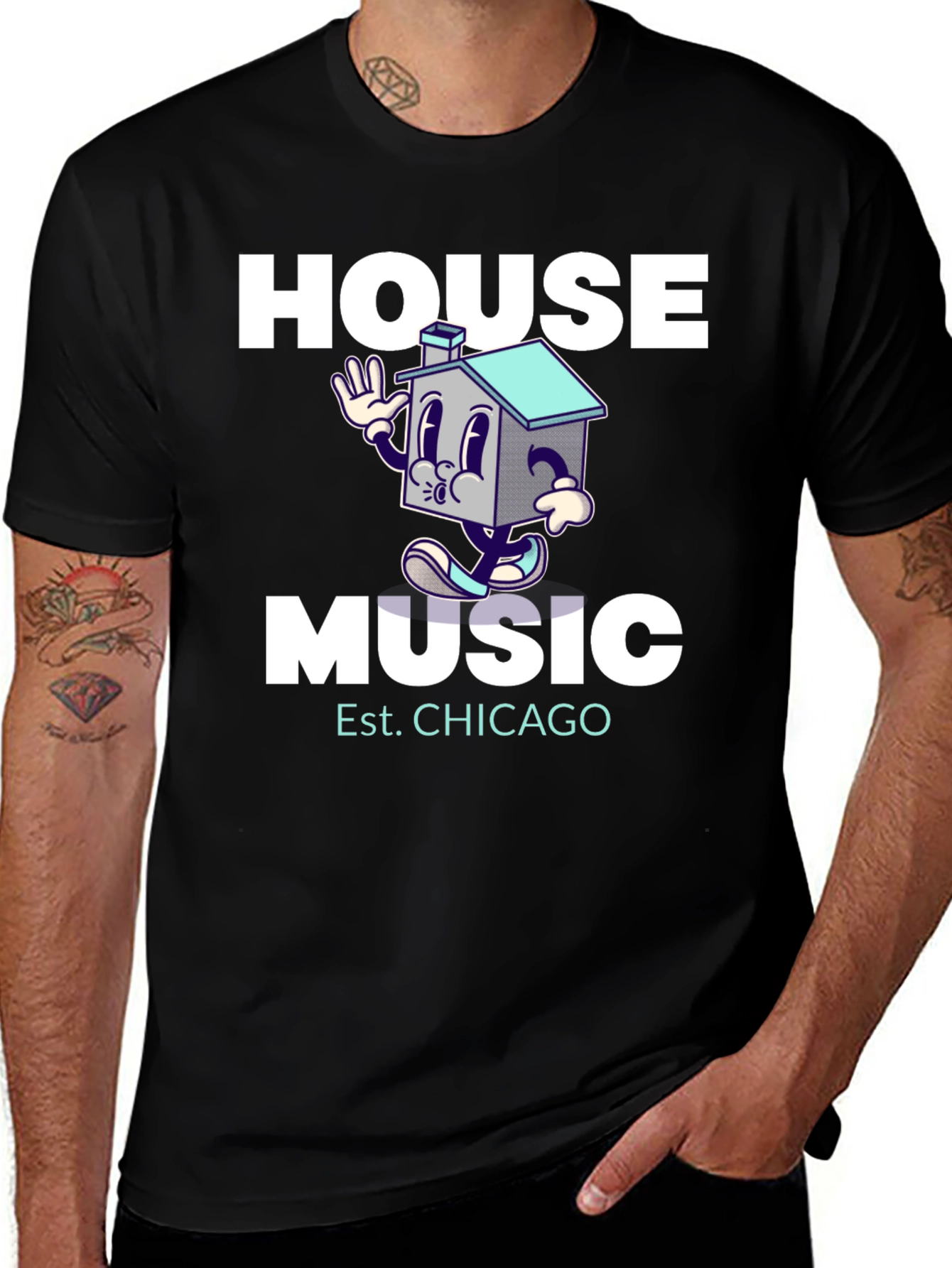House Music Est. Chicago Graphic T-Shirt