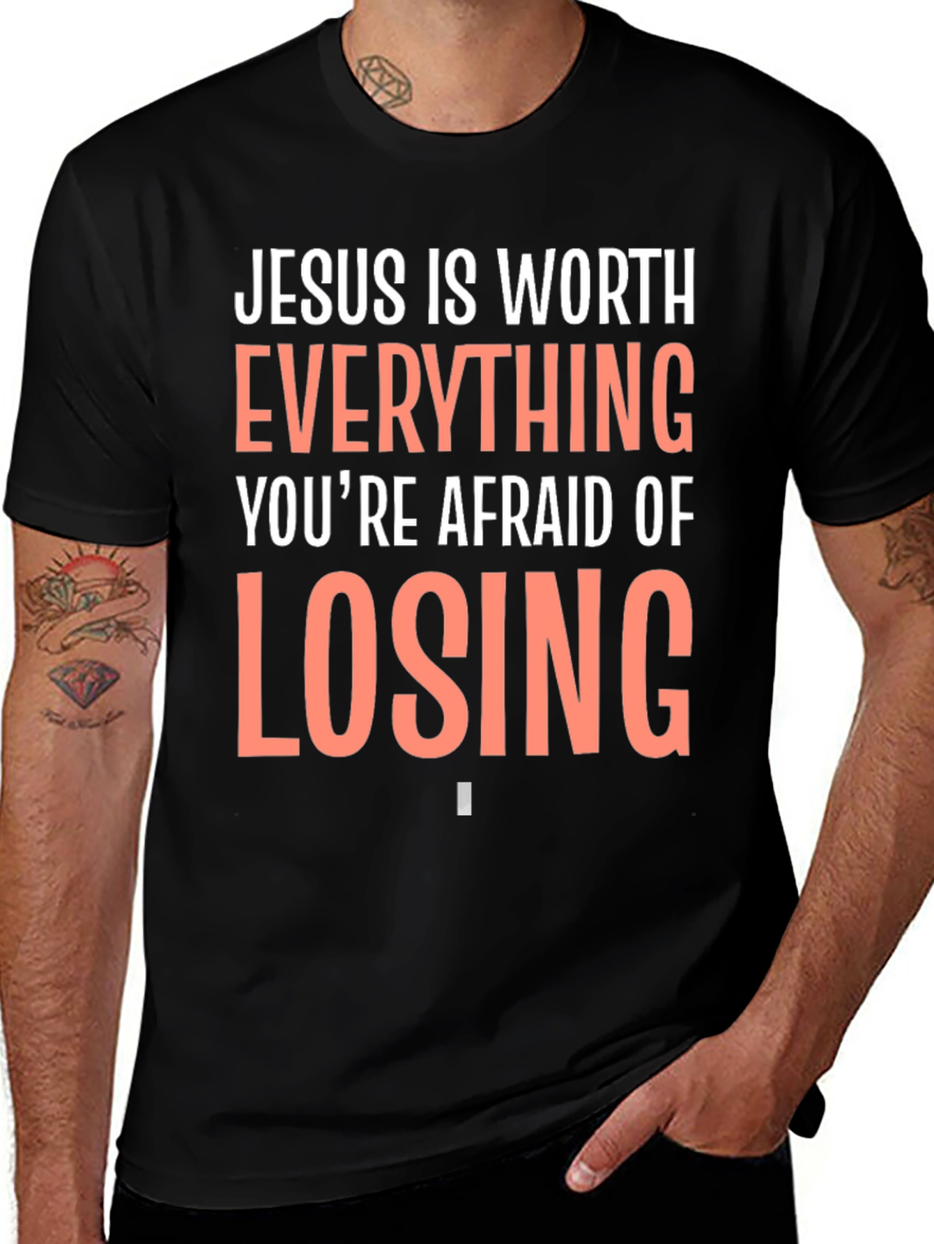 Variant 21 of Jesus Is Worth Everything T-Shirt