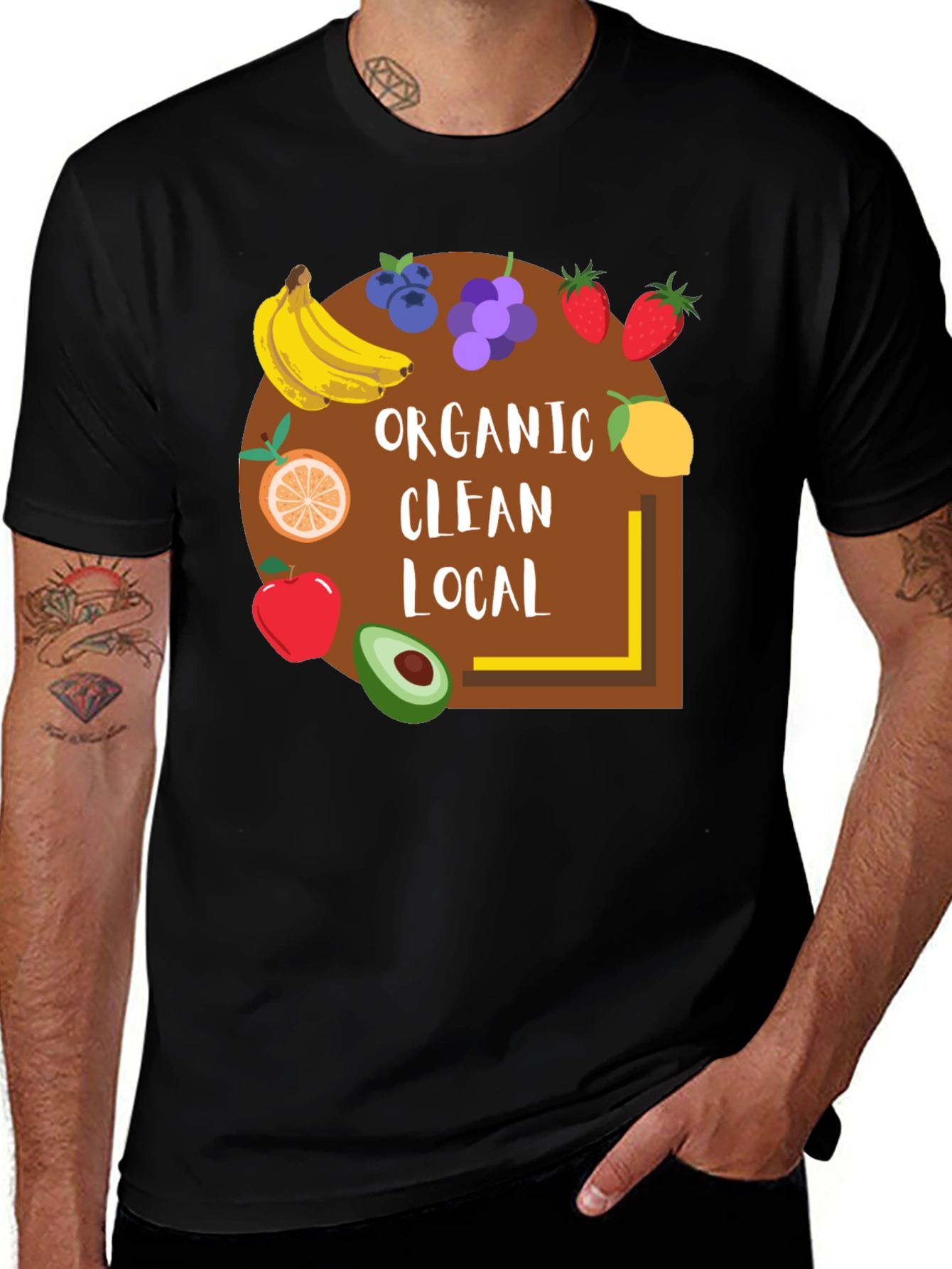 Organic Clean Local Fruit T-Shirt