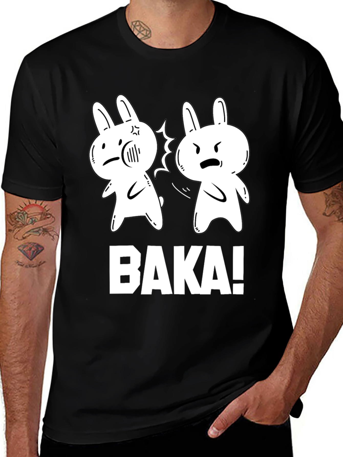 Variant 18 of Baka Slap T-Shirt - Anime Funny Tee