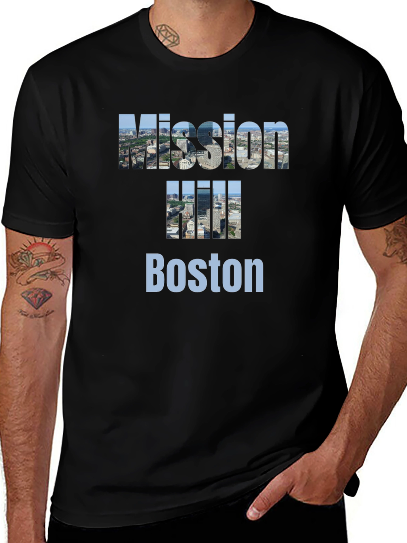Mission Hill Boston Graphic T-Shirt