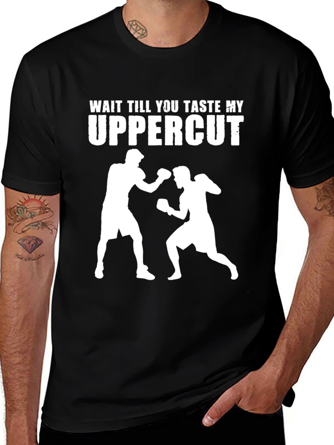 Variant 7 of Uppercut Boxing Graphic T-Shirt - Black