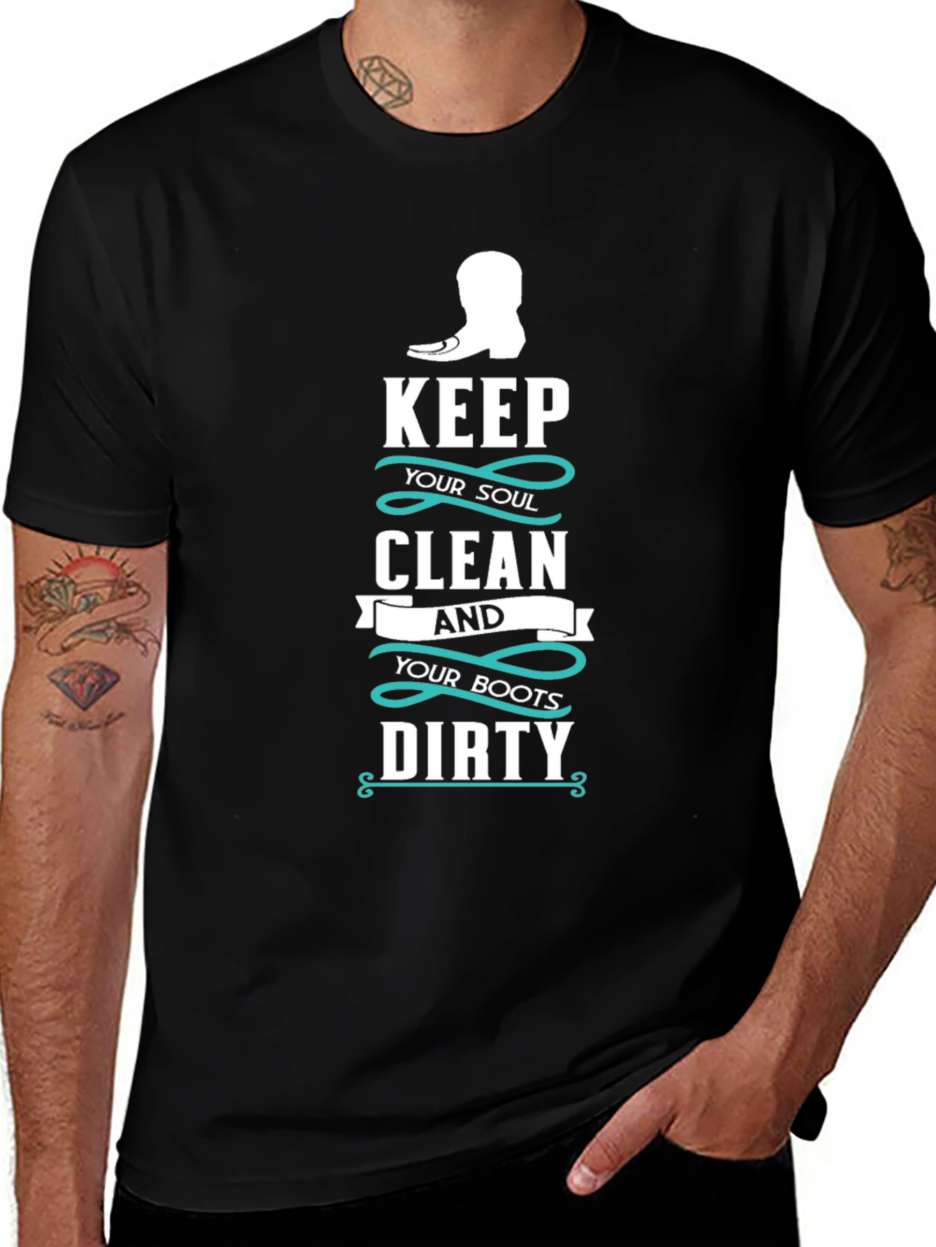 Variant 6 of Keep Your Soul Clean T-Shirt