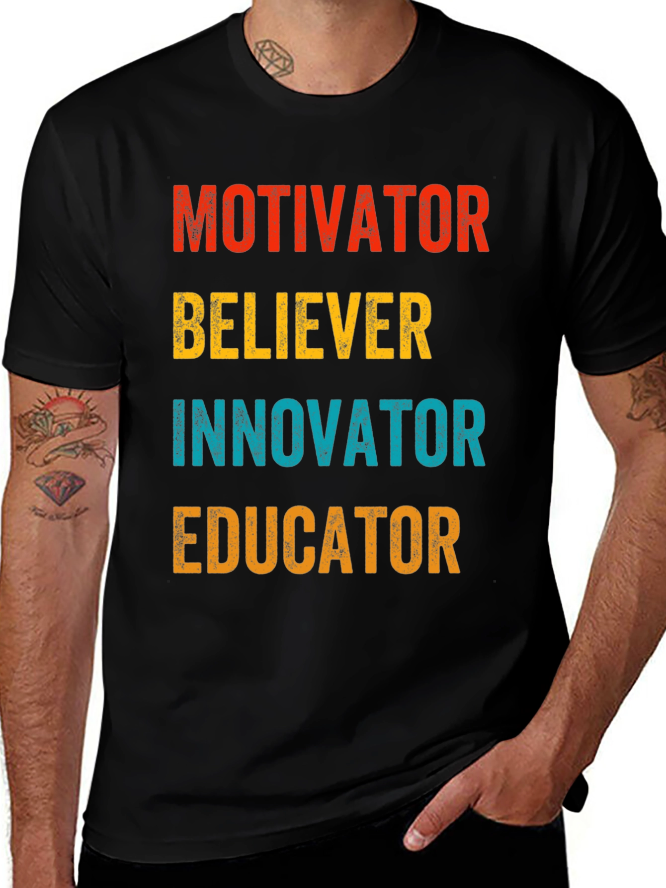Motivator Believer Innovator Educator T-Shirt