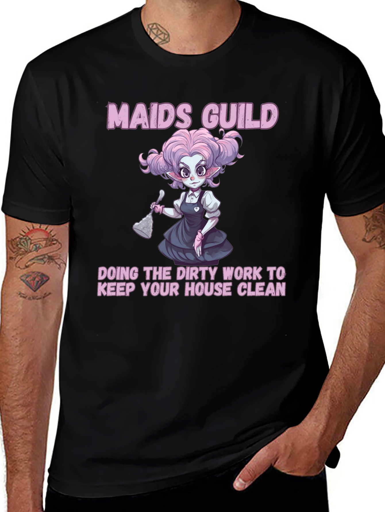 Variant 28 of Maids Guild Graphic Tee - Keep Your House Clean