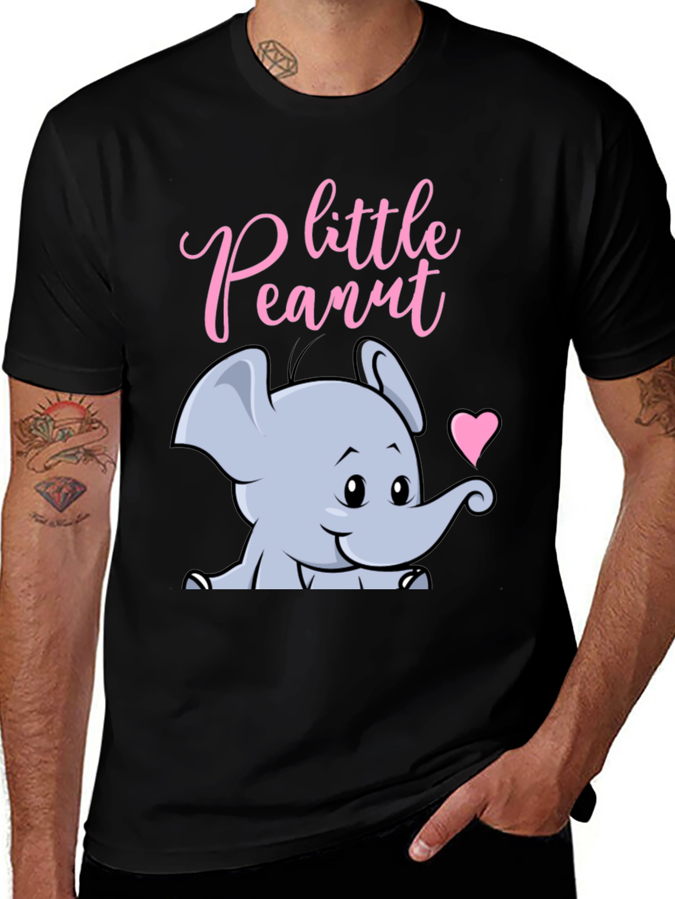 Variant 10 of Little Peanut Elephant Tee - Cute Baby Shower Gift