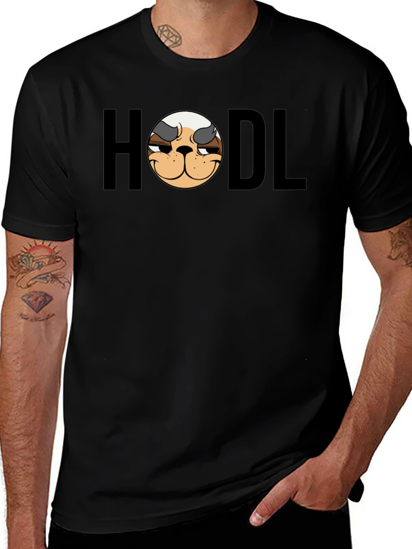 Variant 9 of HODL Doge T-Shirt - Crypto Meme Tee