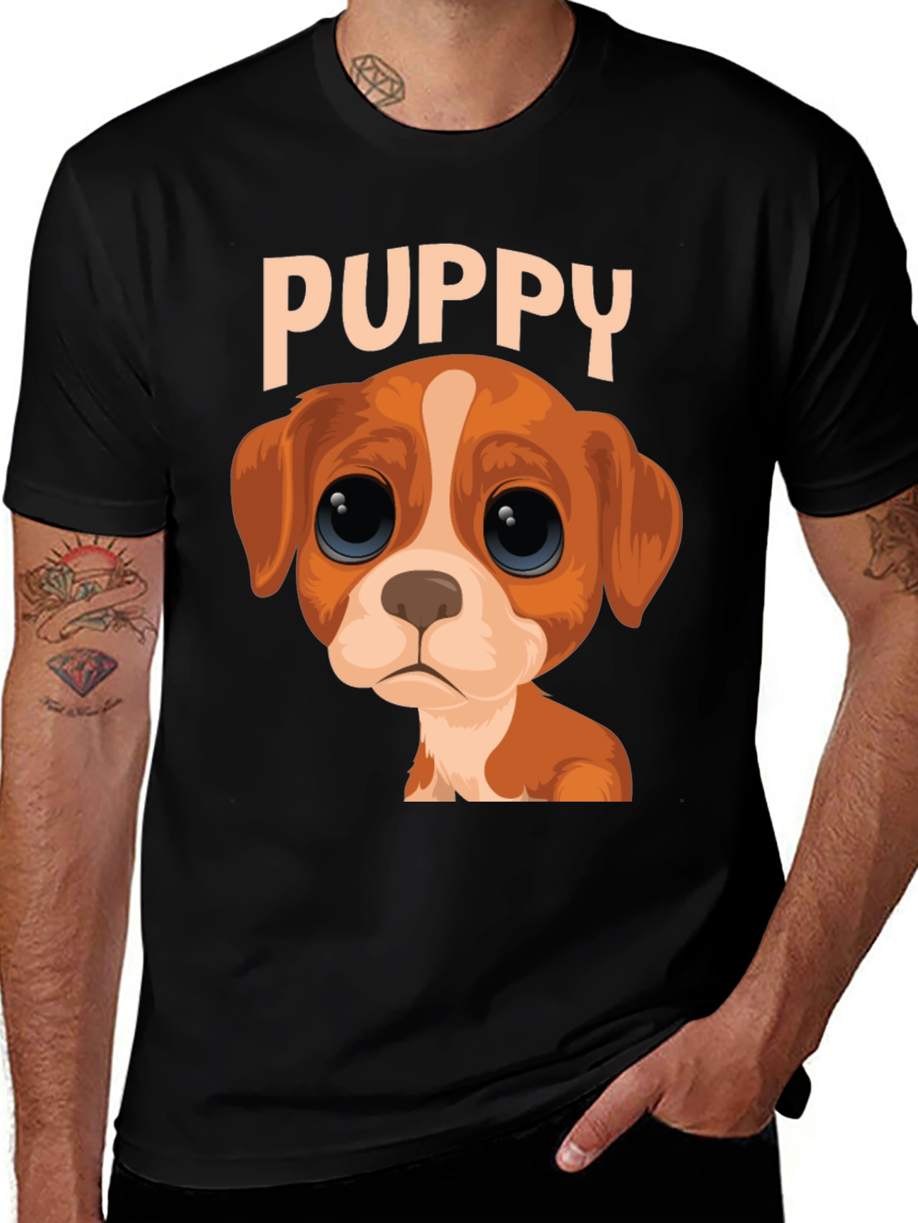 Variant 18 of Puppy Eyes Graphic Tee
