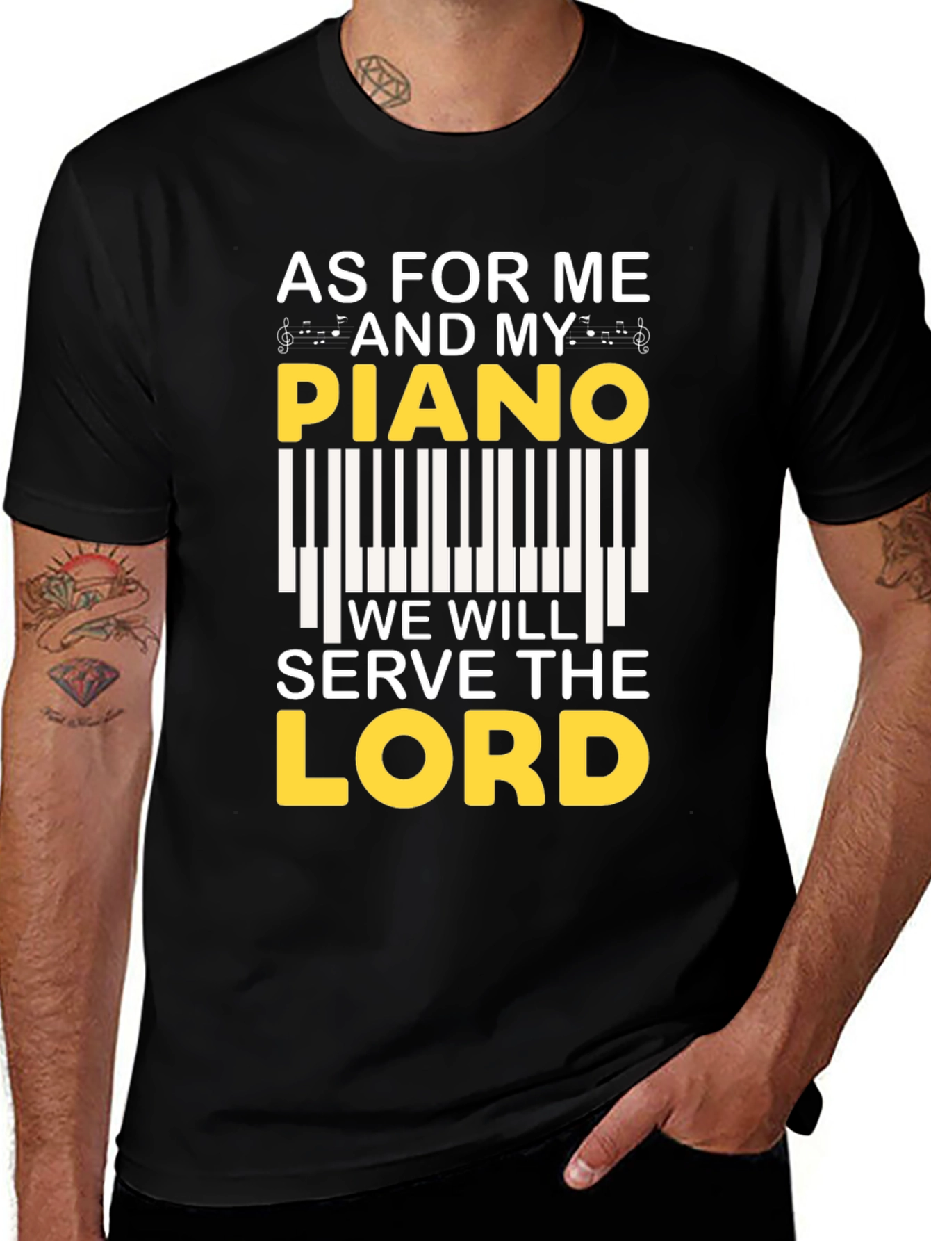 Variant 14 of As For Me and My Piano T-Shirt