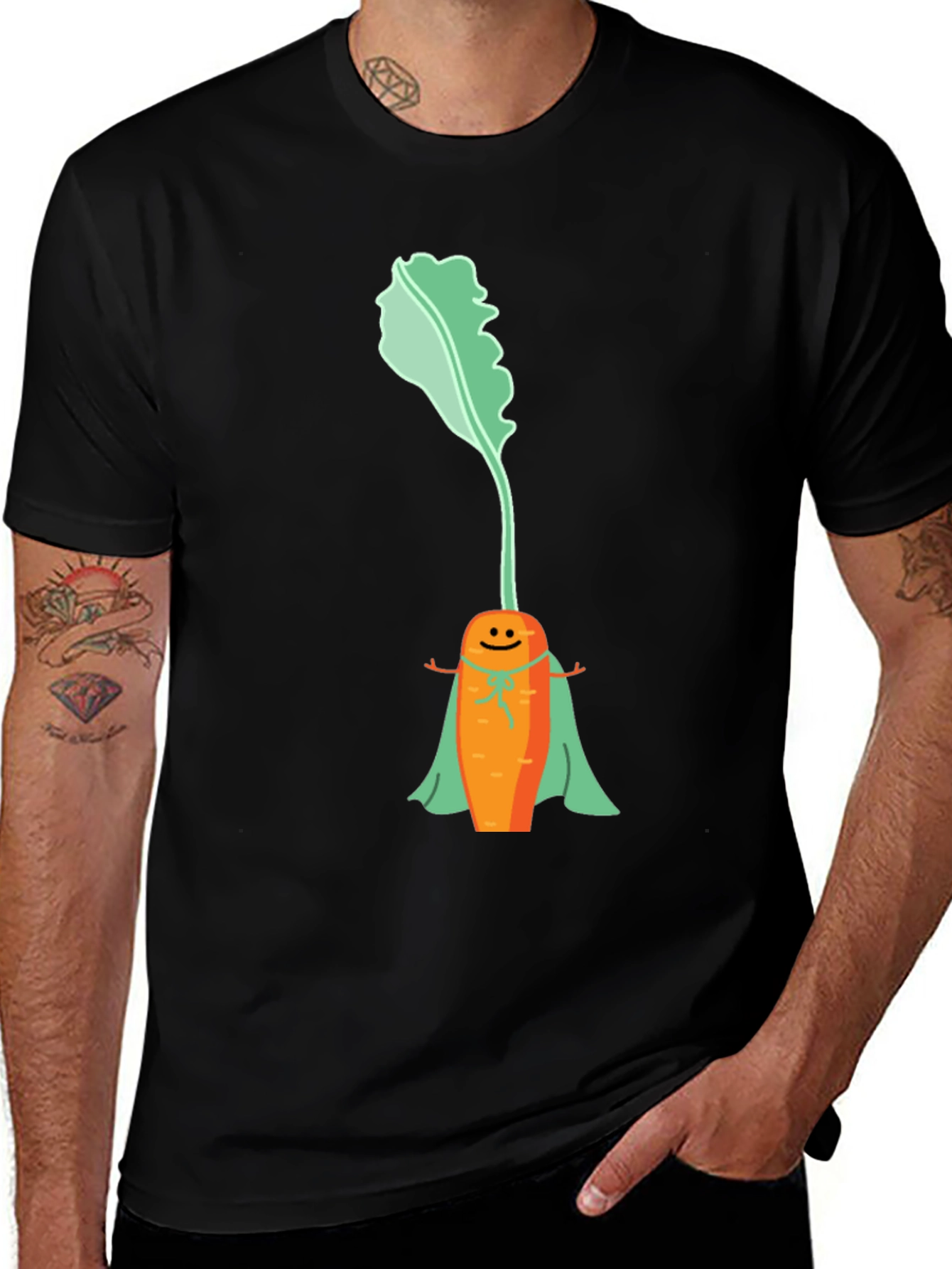 Variant 28 of Superhero Carrot Graphic Tee