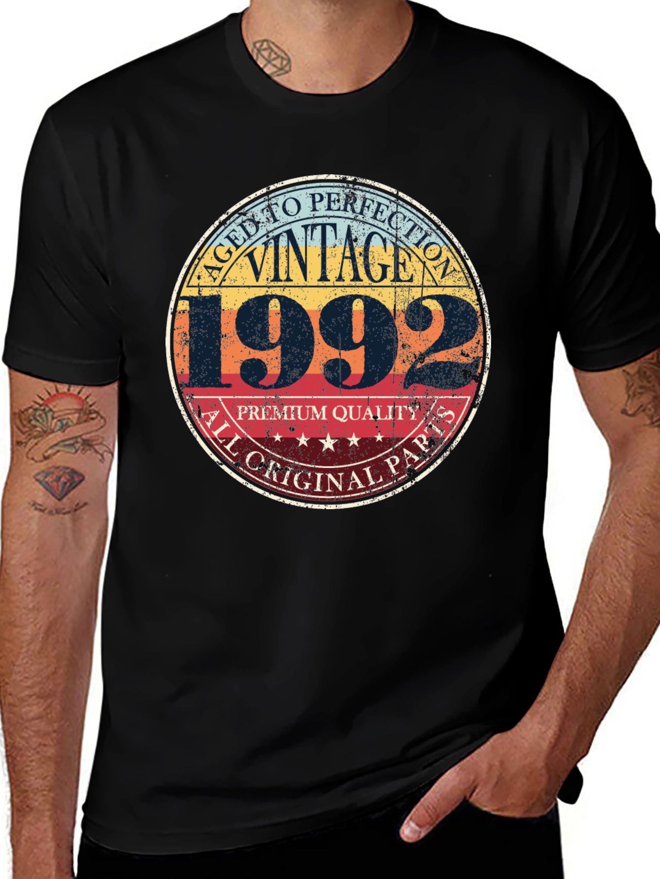 Variant 3 of Vintage 1992 Aged To Perfection Graphic T-Shirt