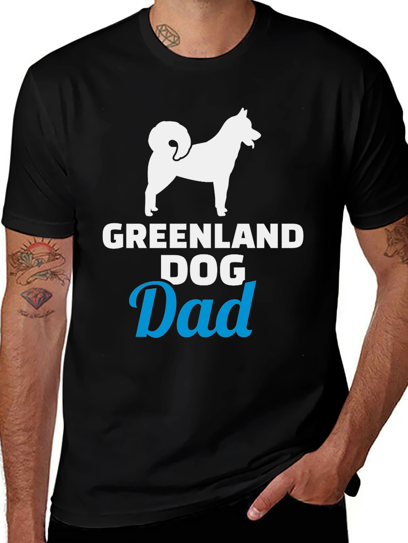 Greenland Dog Dad T-Shirt - Perfect Gift for Dog Lovers