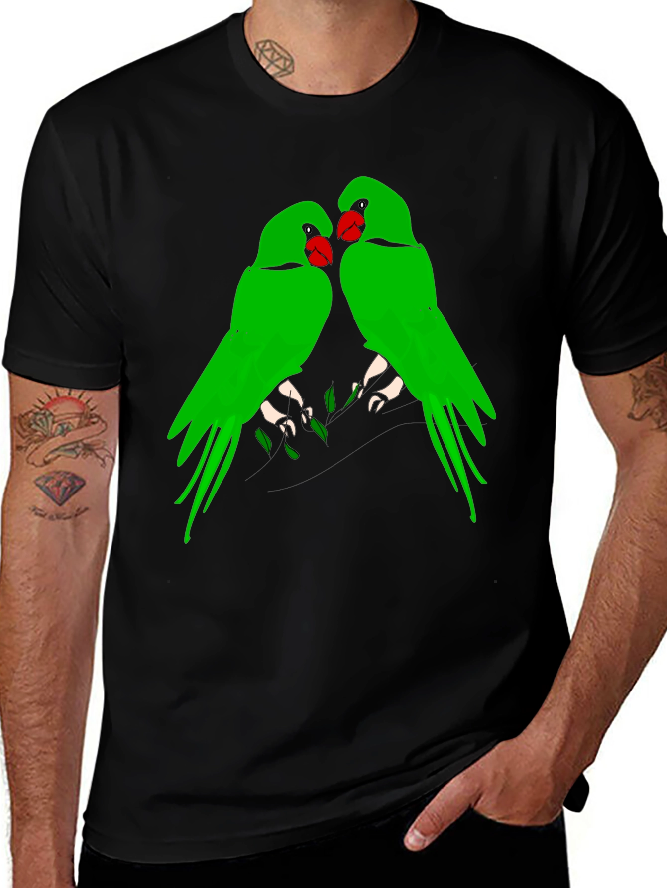 Variant 16 of Parrot Love Graphic Tee