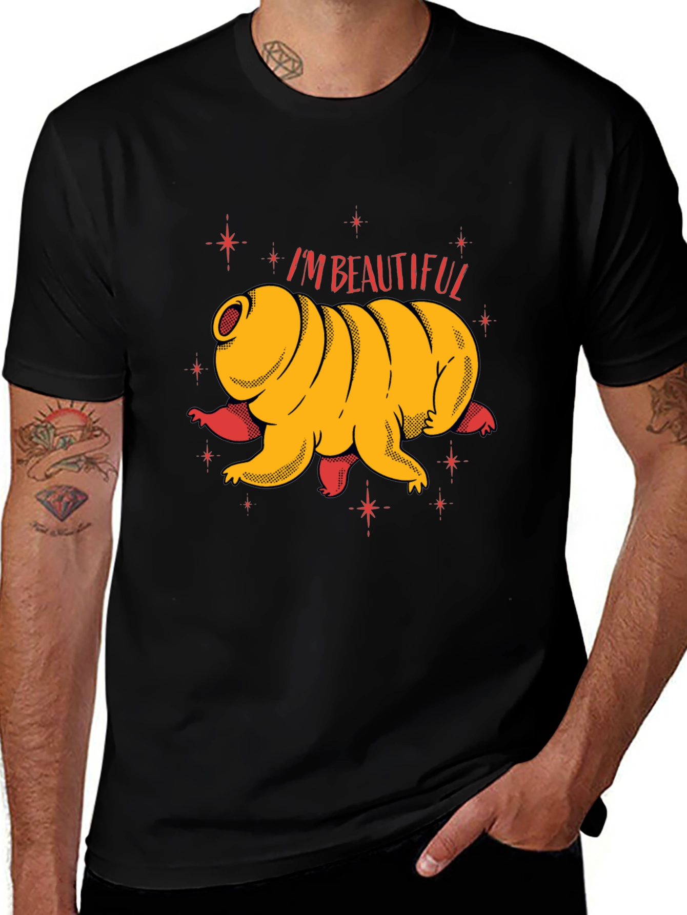 Variant 12 of I'm Beautiful Tardigrade Graphic T-Shirt