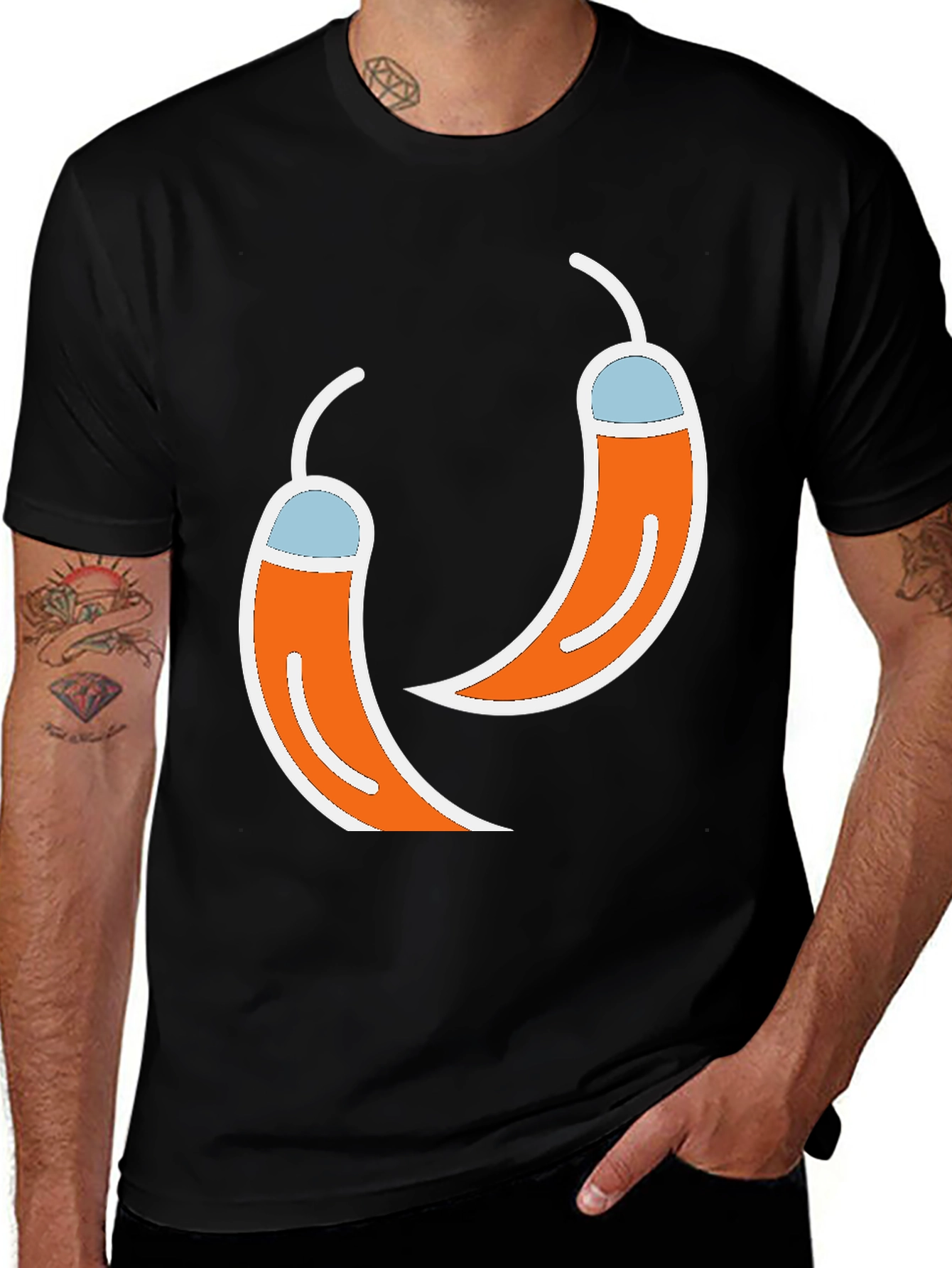 Variant 24 of Chili Pepper Graphic Tee - Stylish & Unique!