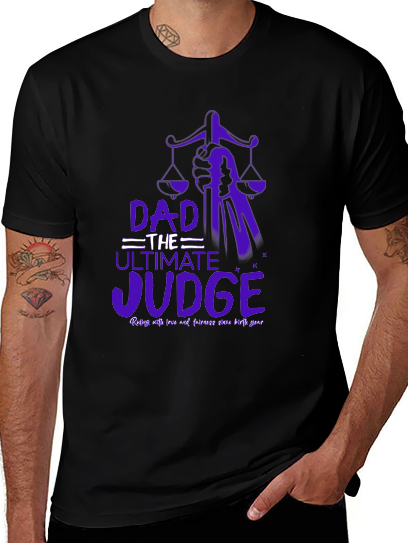 Dad The Ultimate Judge T-Shirt
