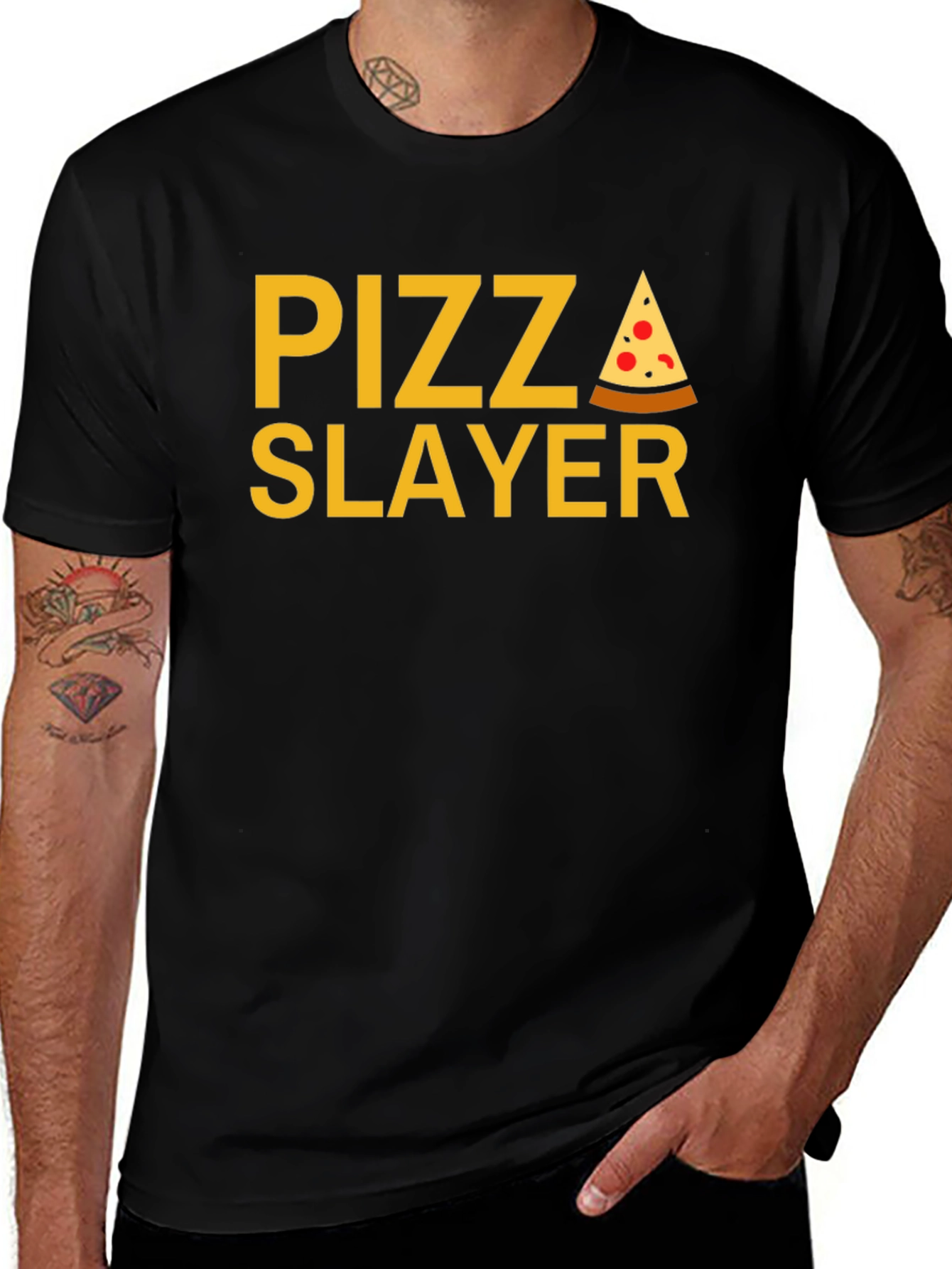 Variant 13 of Pizza Slayer Graphic T-Shirt